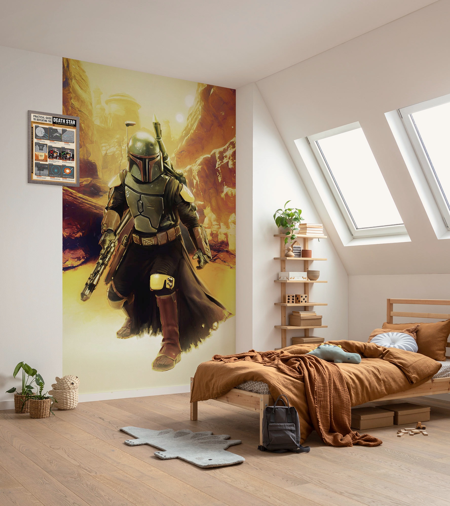 Komar Kindertapete »Star Wars Boba Fett Sneaking Up«, bedruckt