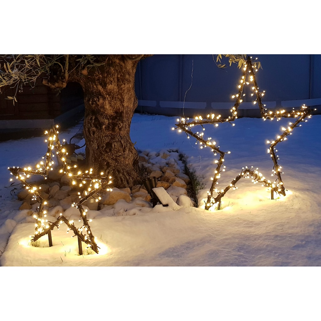 Star-Max LED Stern »Weihnachtsstern, Weihnachtsdeko«, Gartenstecker mit LED-Beleuchtung