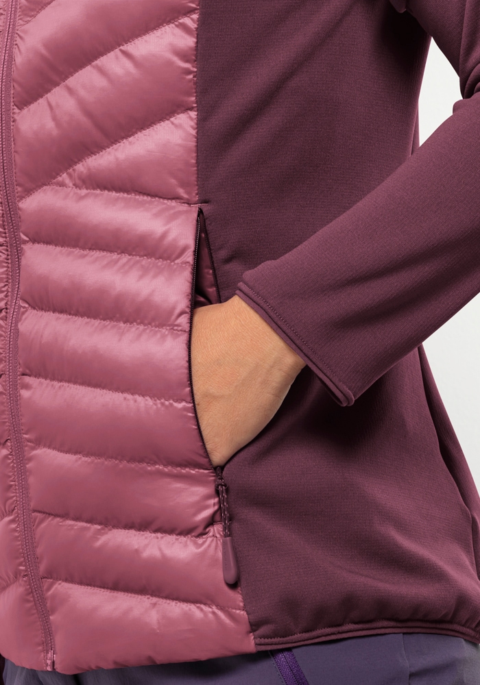 Jack Wolfskin Hybridjacke »ROUTEBURN PRO HYBRID W«, mit Kapuze