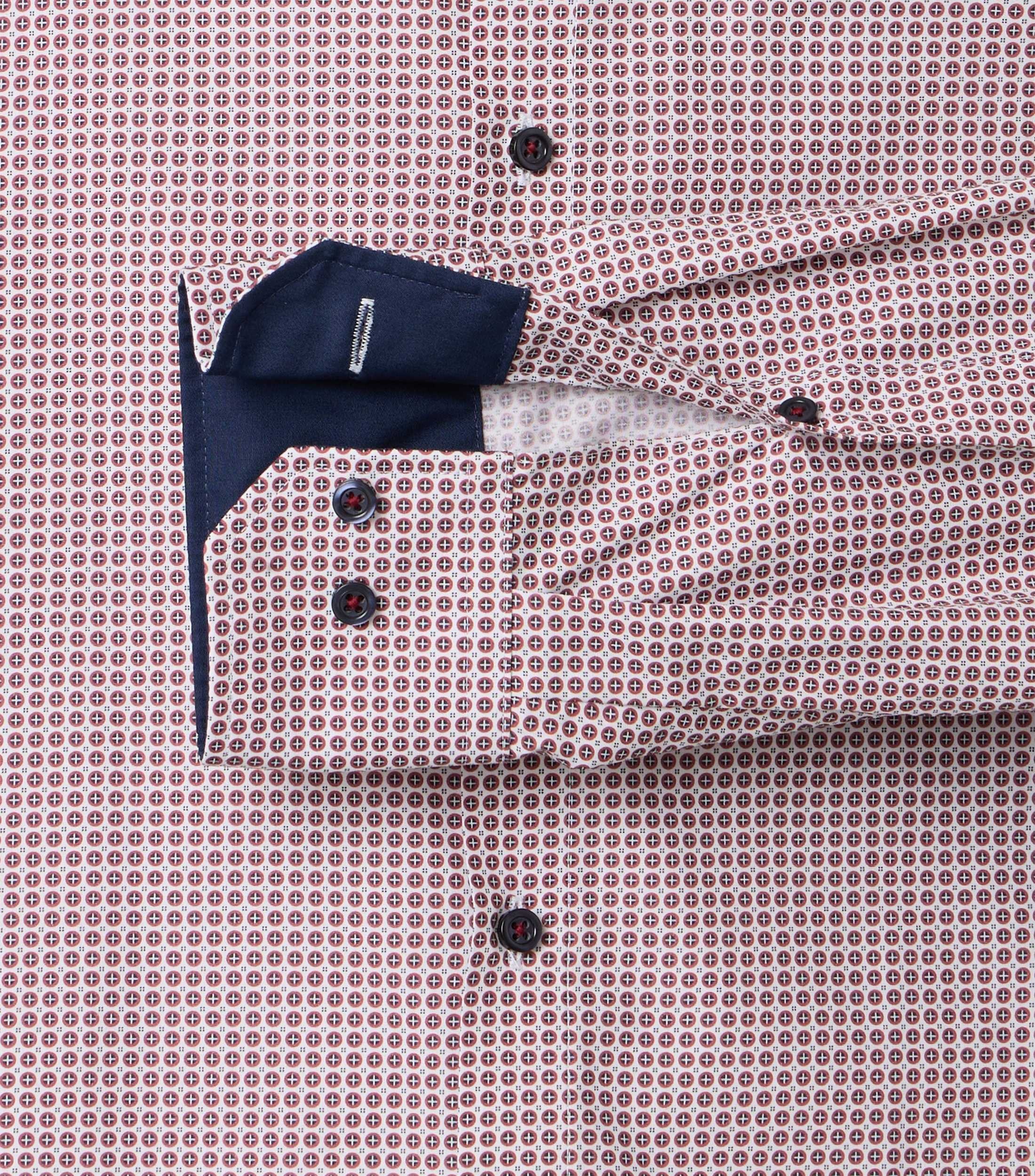 VENTI Businesshemd Print Men Shirt Red 44 6