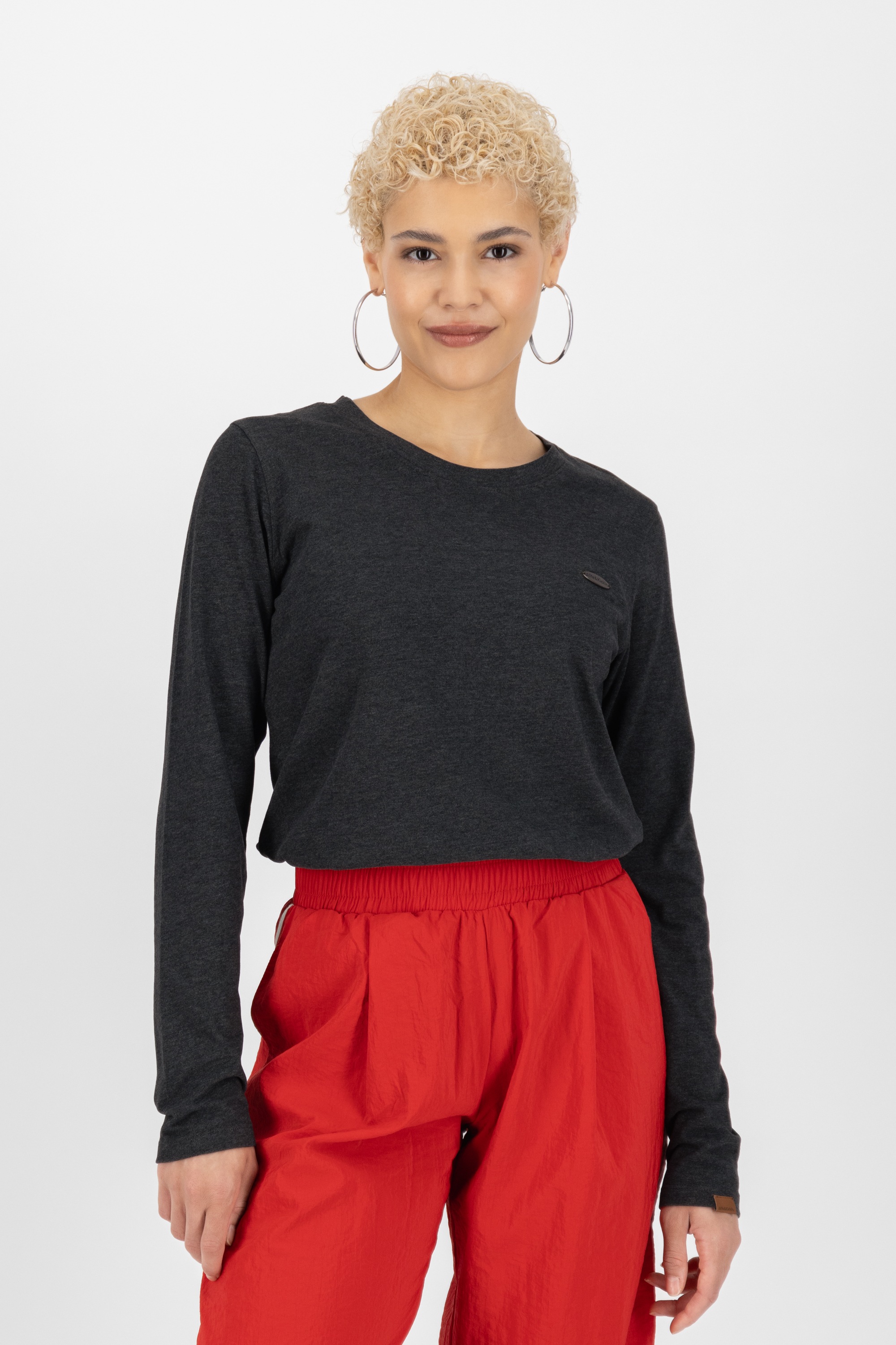 Alife & Kickin Langarmshirt "Damen LeaAK A", Figurnah geschnittenes Longsle günstig online kaufen