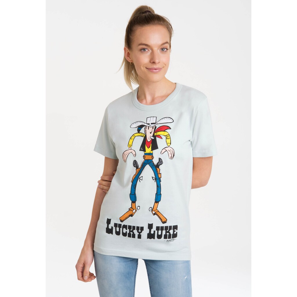 LOGOSHIRT T-Shirt »Lucky Luke Colt«