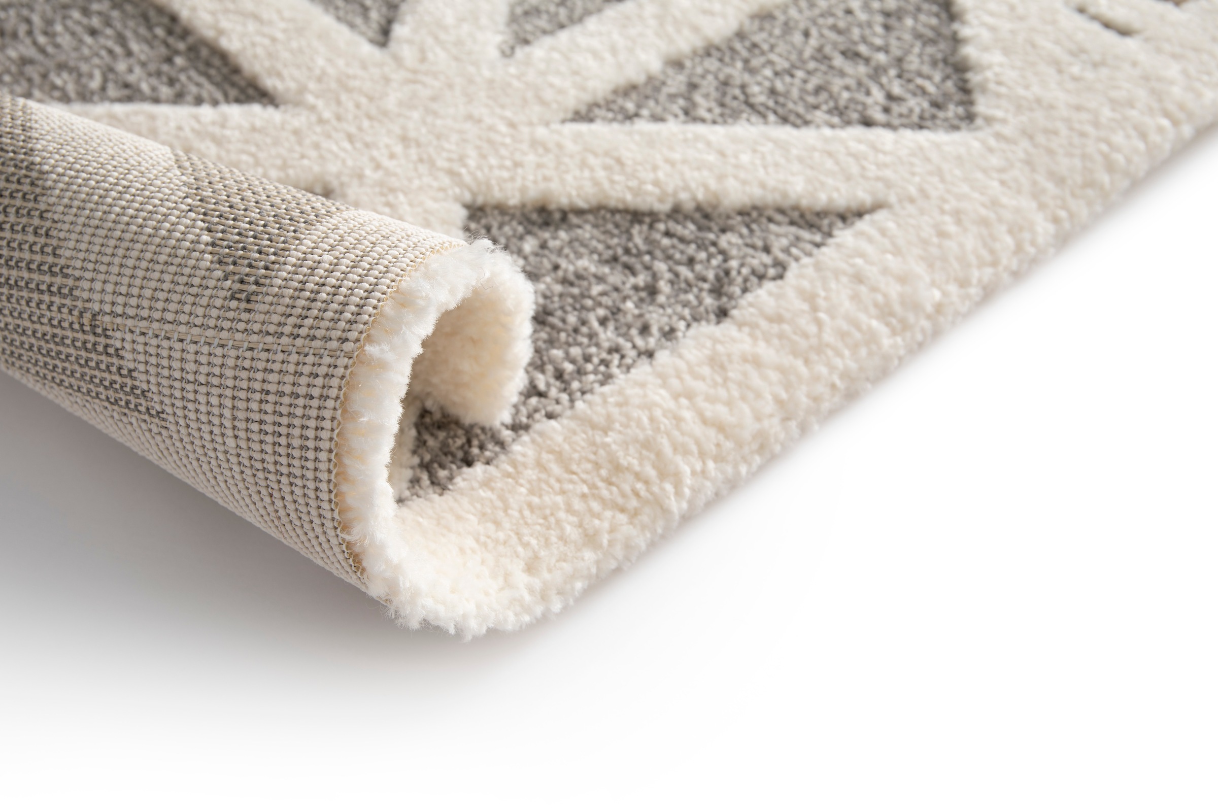 Primaflor-Ideen in Textil Teppich "COSMO Geo, Made in Belgium" rechteckig 1 günstig online kaufen