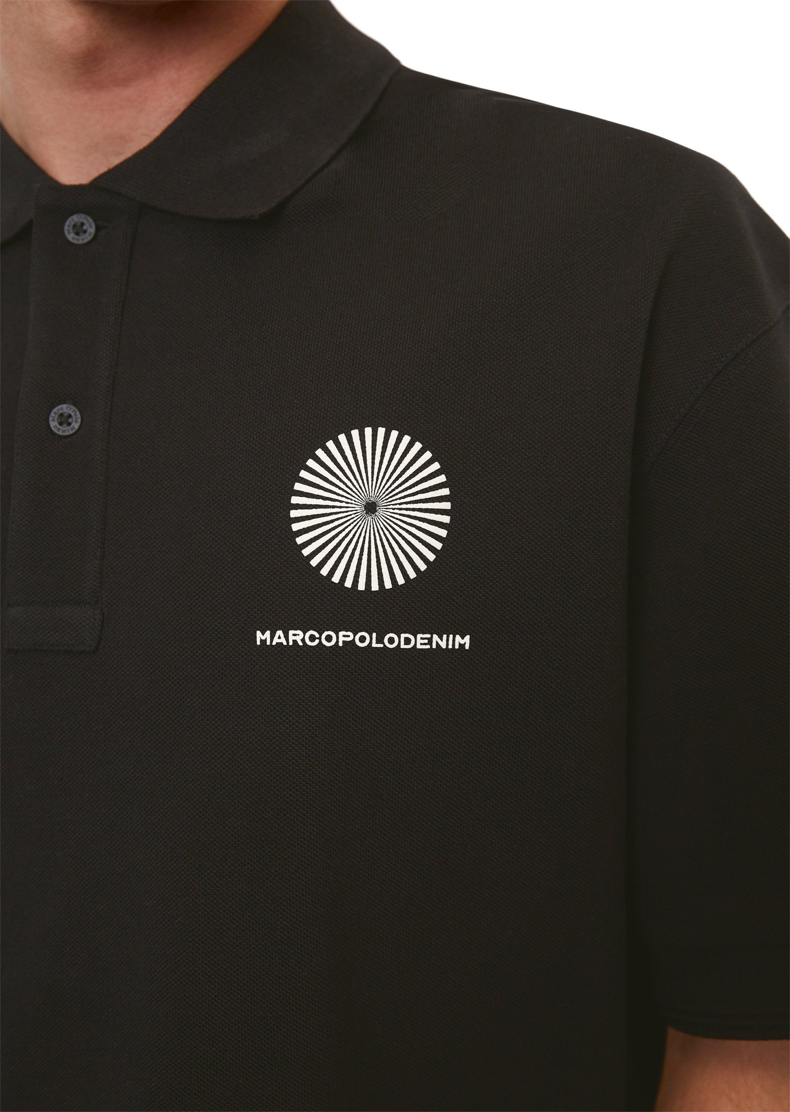 Marc O'Polo DENIM Poloshirt »aus reiner Bio-Baumwolle«