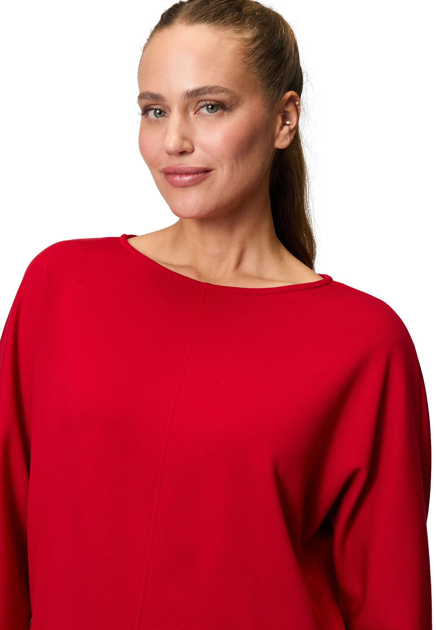 Zero Sweatshirt »zero Sweatshirt mit U-Boot Ausschnitt«, Plain/ohne Details