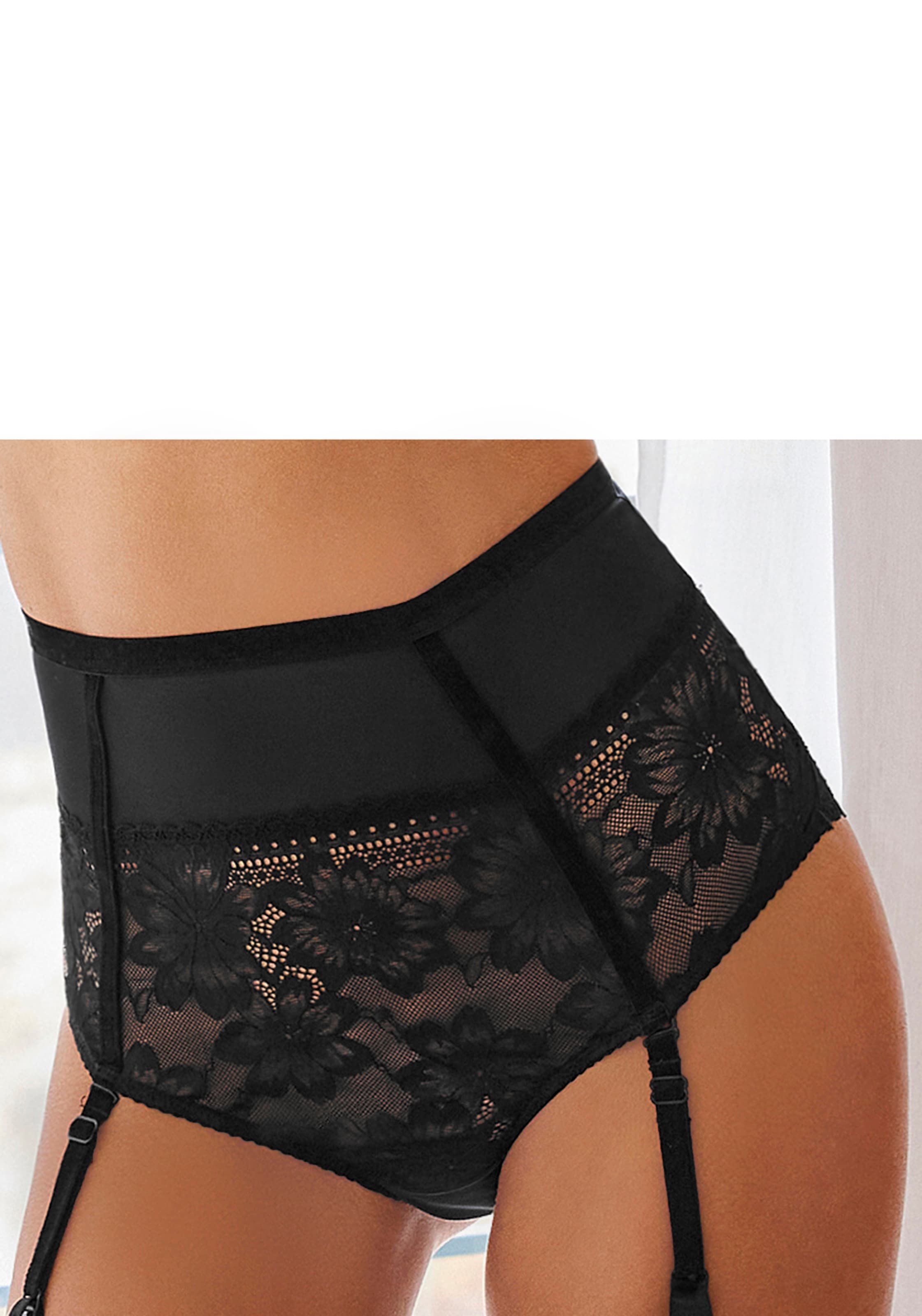 petite fleur gold by Lascana High-Waist-Slip "Seduction" mit abnehmbaren Strapsen