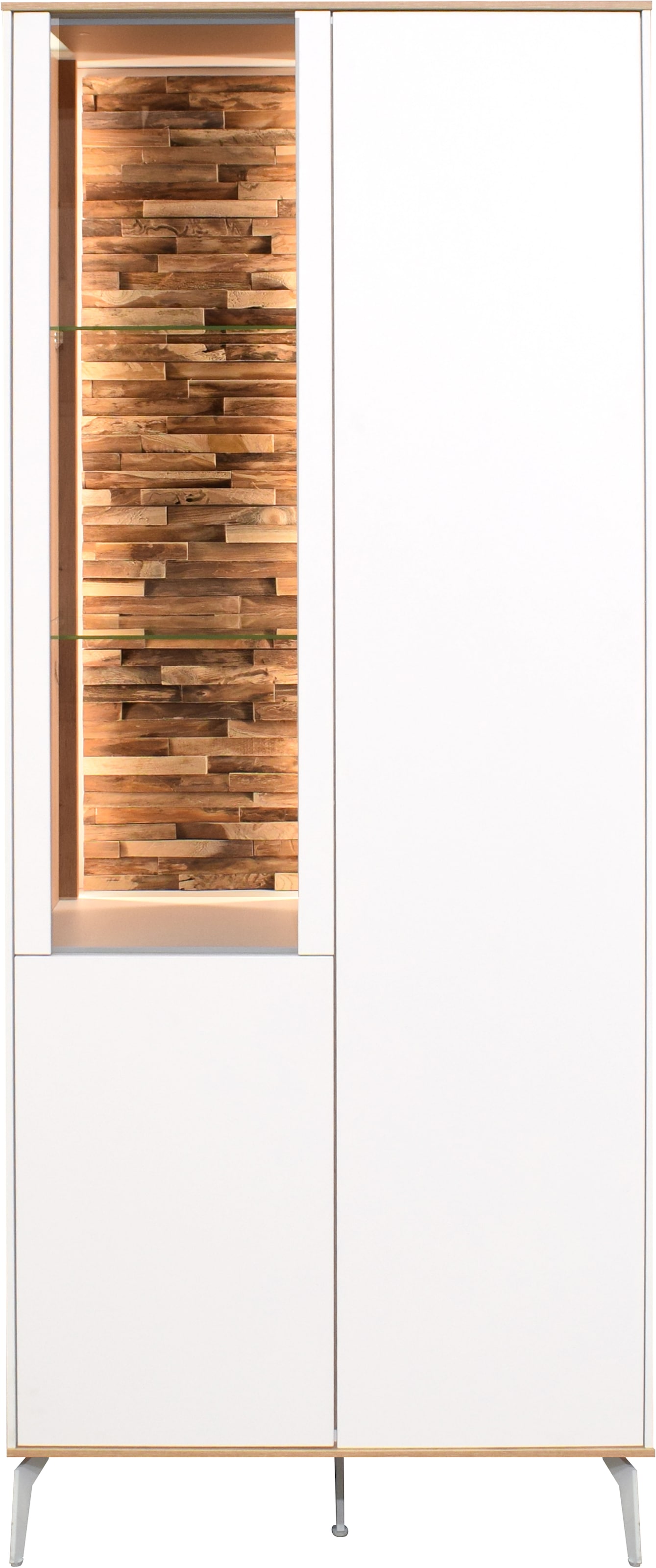 Mäusbacher Vitrine "Faro", Faro Vitrinenschrank B 81 cm, inkl. Bel., Push t günstig online kaufen