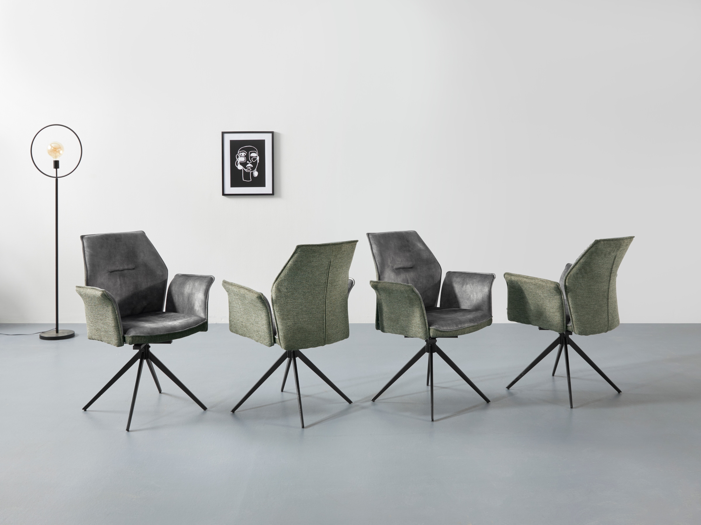 HELA Esszimmersessel "SUSANNE" Set, Esszimmerstuhl, Drehstuhl, 1 oder 4 Stü günstig online kaufen