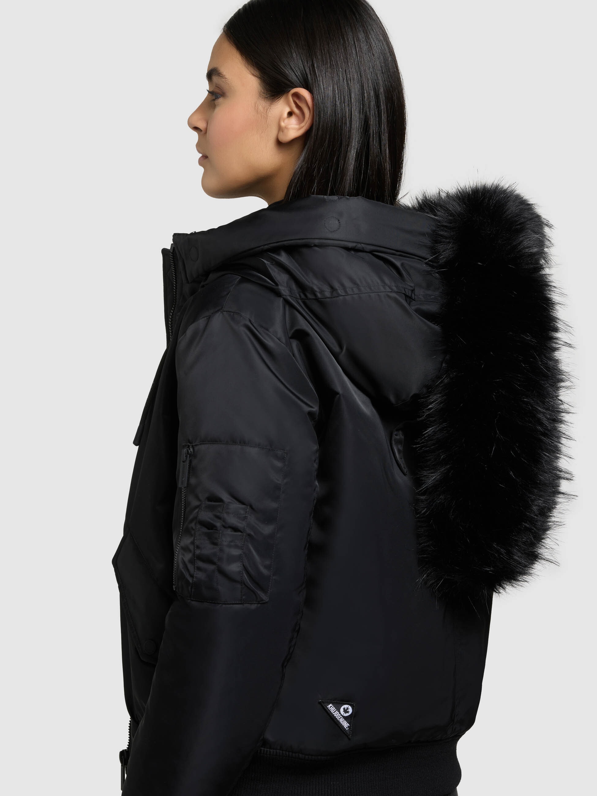 khujo Bomberjacke »TYLA«, mit Kapuze