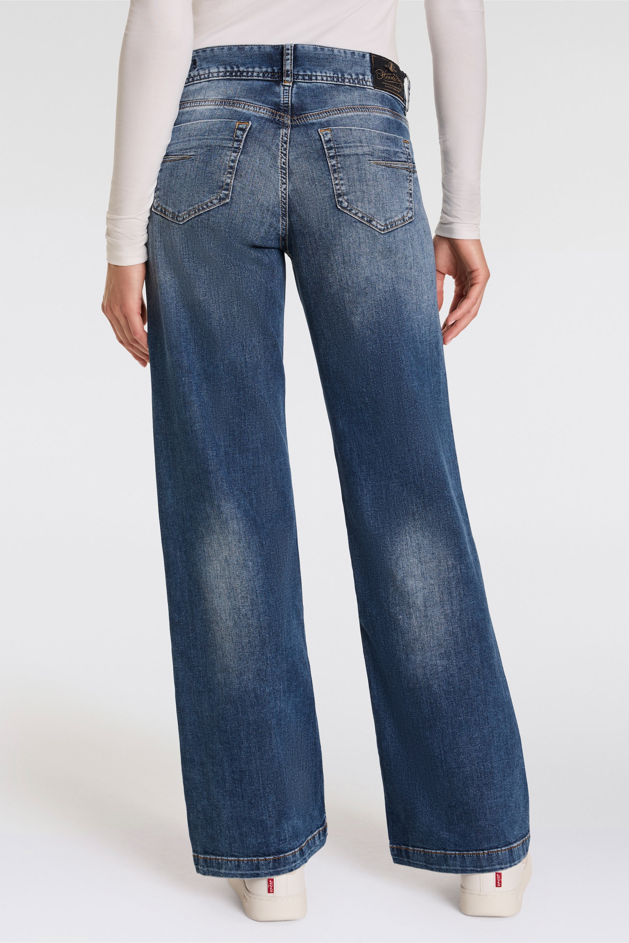 Herrlicher 5-Pocket-Jeans "Edna Recycled Denim Light", im Flared Fit günstig online kaufen