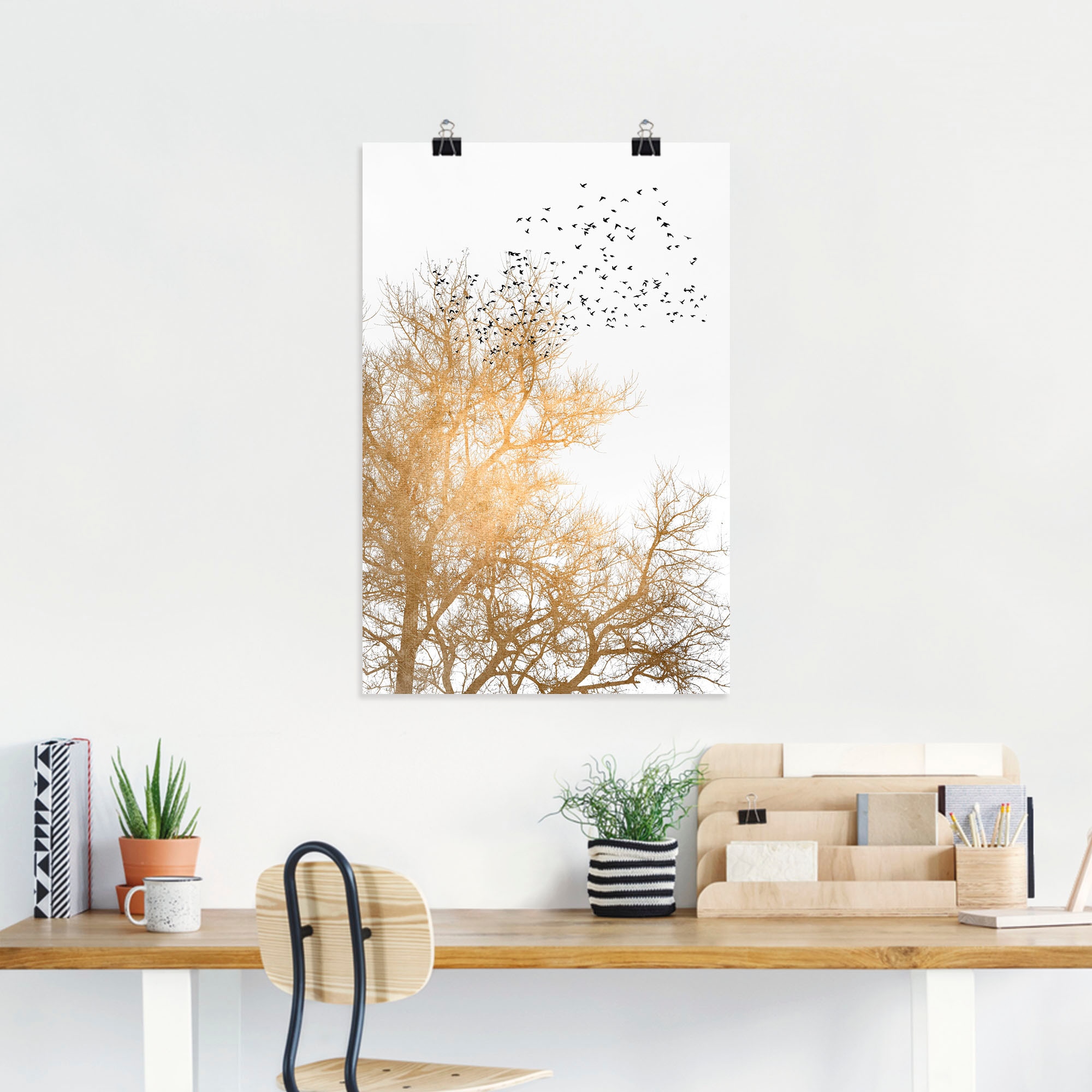 Artland Wandbild »Goldener Himmel«, Himmelsbilder, (1 St.), als Leinwandbild, Poster in verschied. Größen
