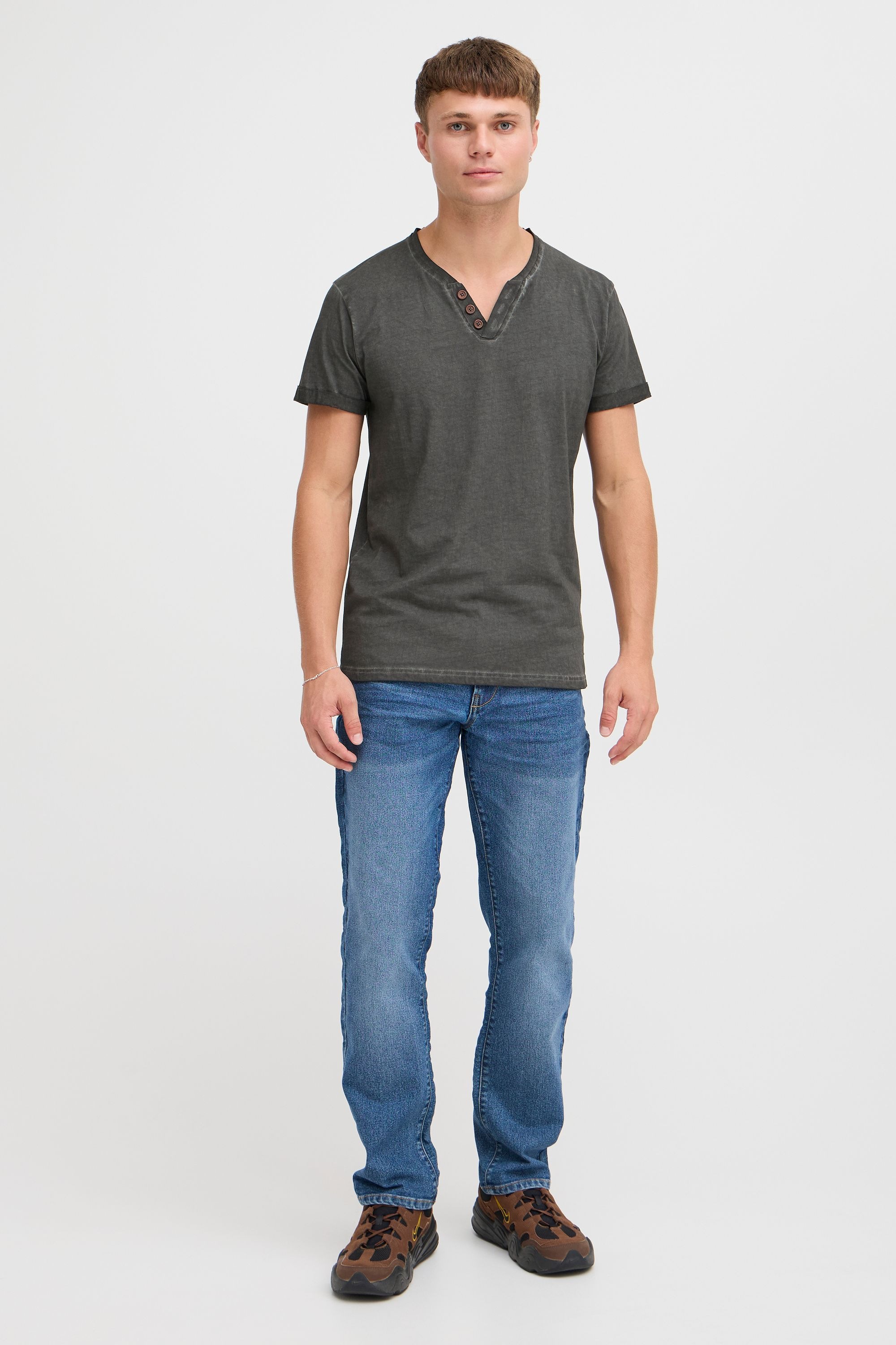 Solid Rundhalsshirt "Rundhalsshirt SDTino" günstig online kaufen