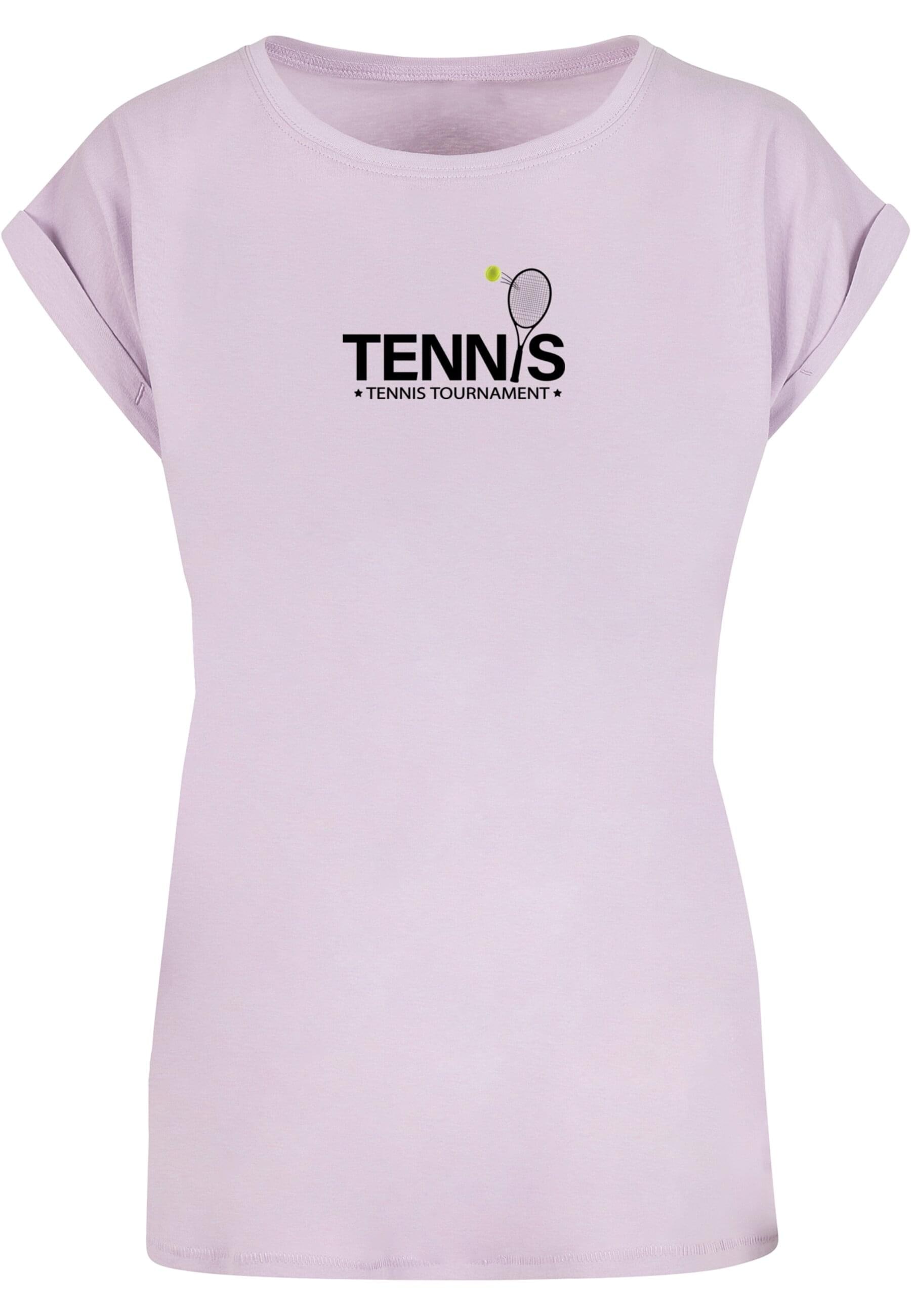 Merchcode T-Shirt "Merchcode Damen Ladies Tennis Racket Extended Shoulder T günstig online kaufen