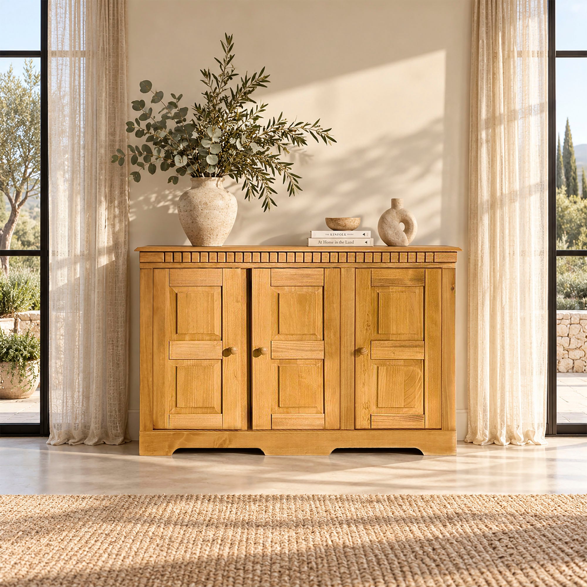 OTTO home Sideboard »Lisa« Kommode aus massivem Kiefernholz, Breite 158,5 cm