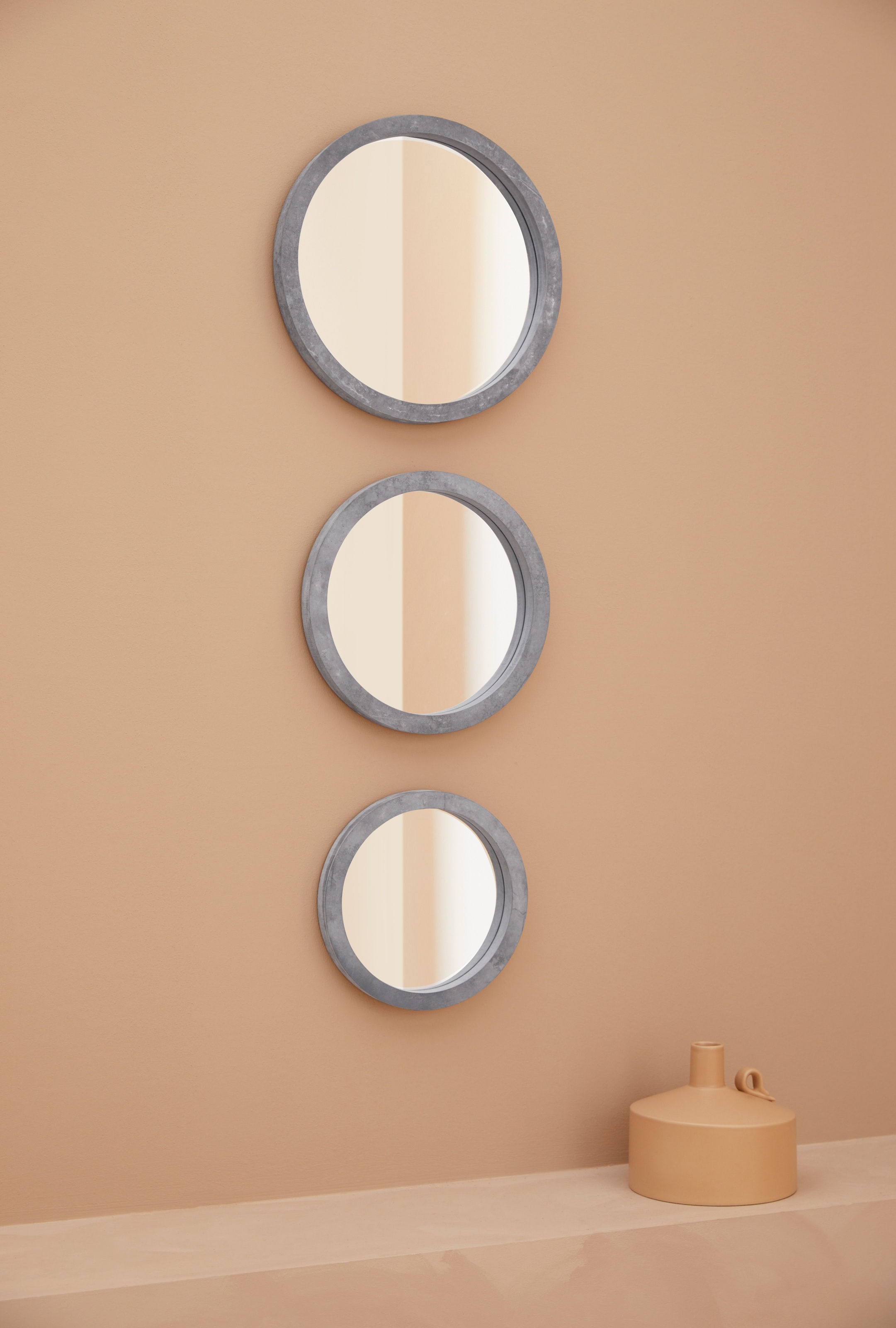 LeGer Home by Lena Gercke Dekospiegel »Moana«, (3 St.), Wandspiegel, rund,  verschiedene Größen bestellen | BAUR