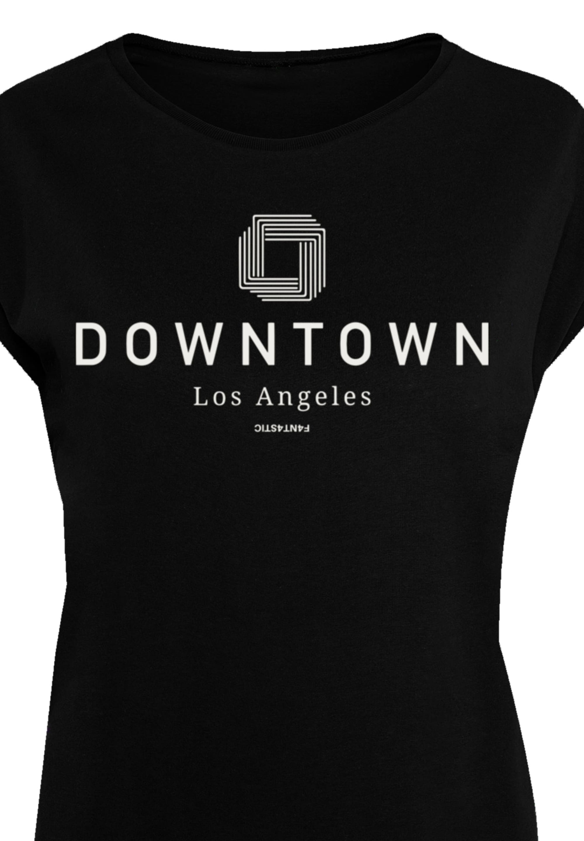 F4NT4STIC T-Shirt »PLUS SIZE Downtown LA Muster«, Print