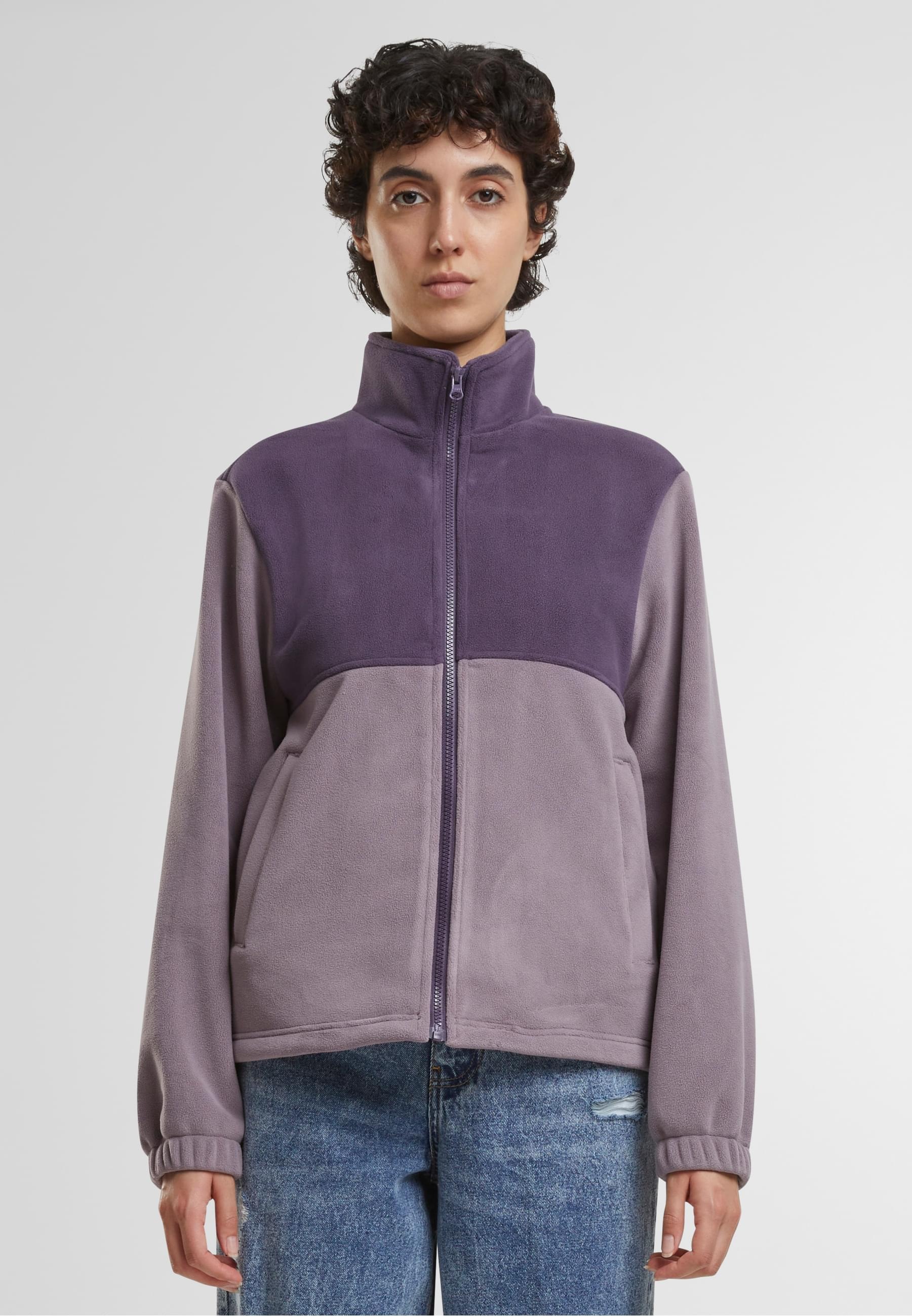 URBAN CLASSICS Allwetterjacke »Urban Classics Ladies Double Polarfleece Jacket«, (1 St.), ohne Kapuze