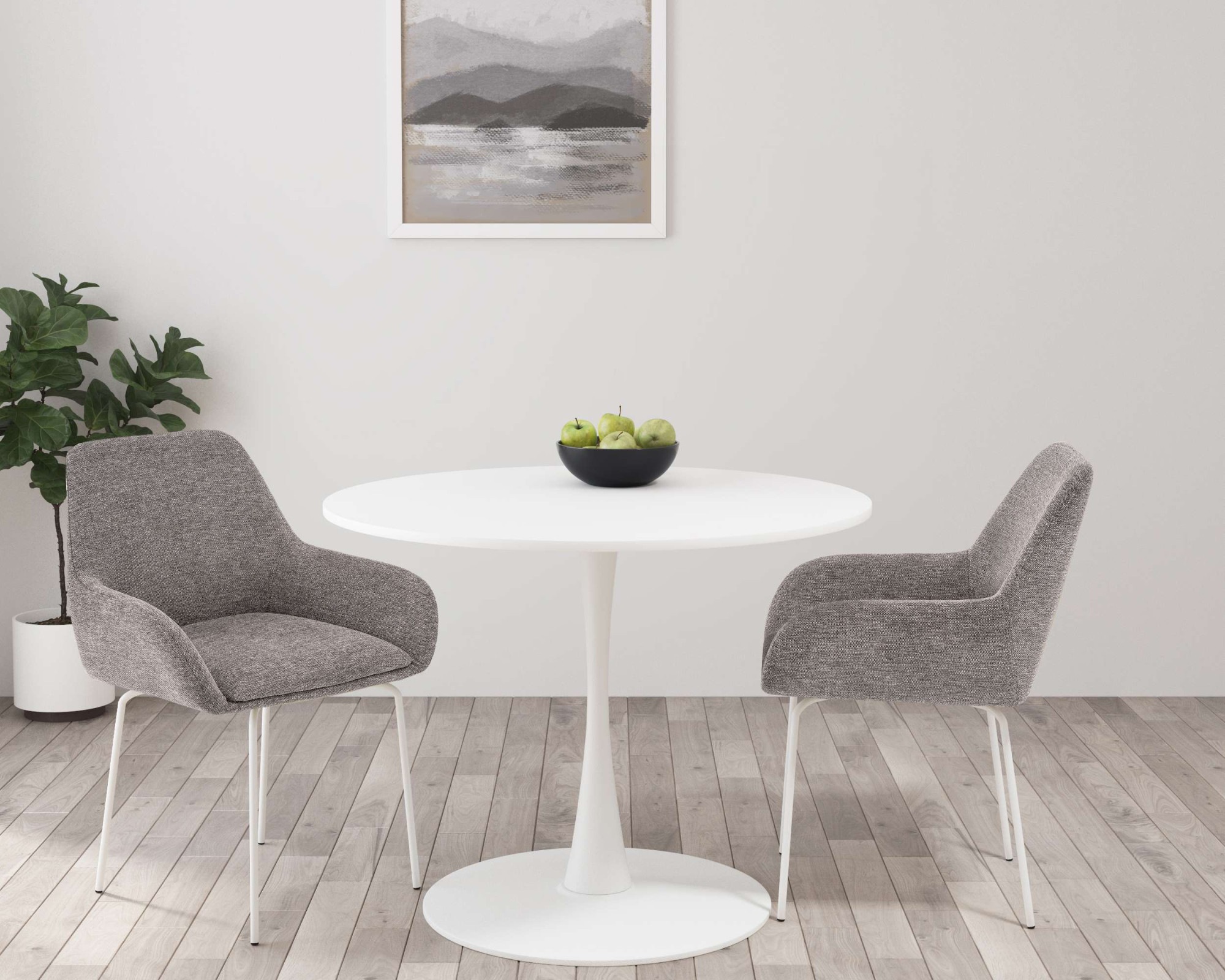 OTTO home Esszimmerstuhl "Gabbie" (Set) 2 Stk.mit weißen Metallbeinen, Webs günstig online kaufen