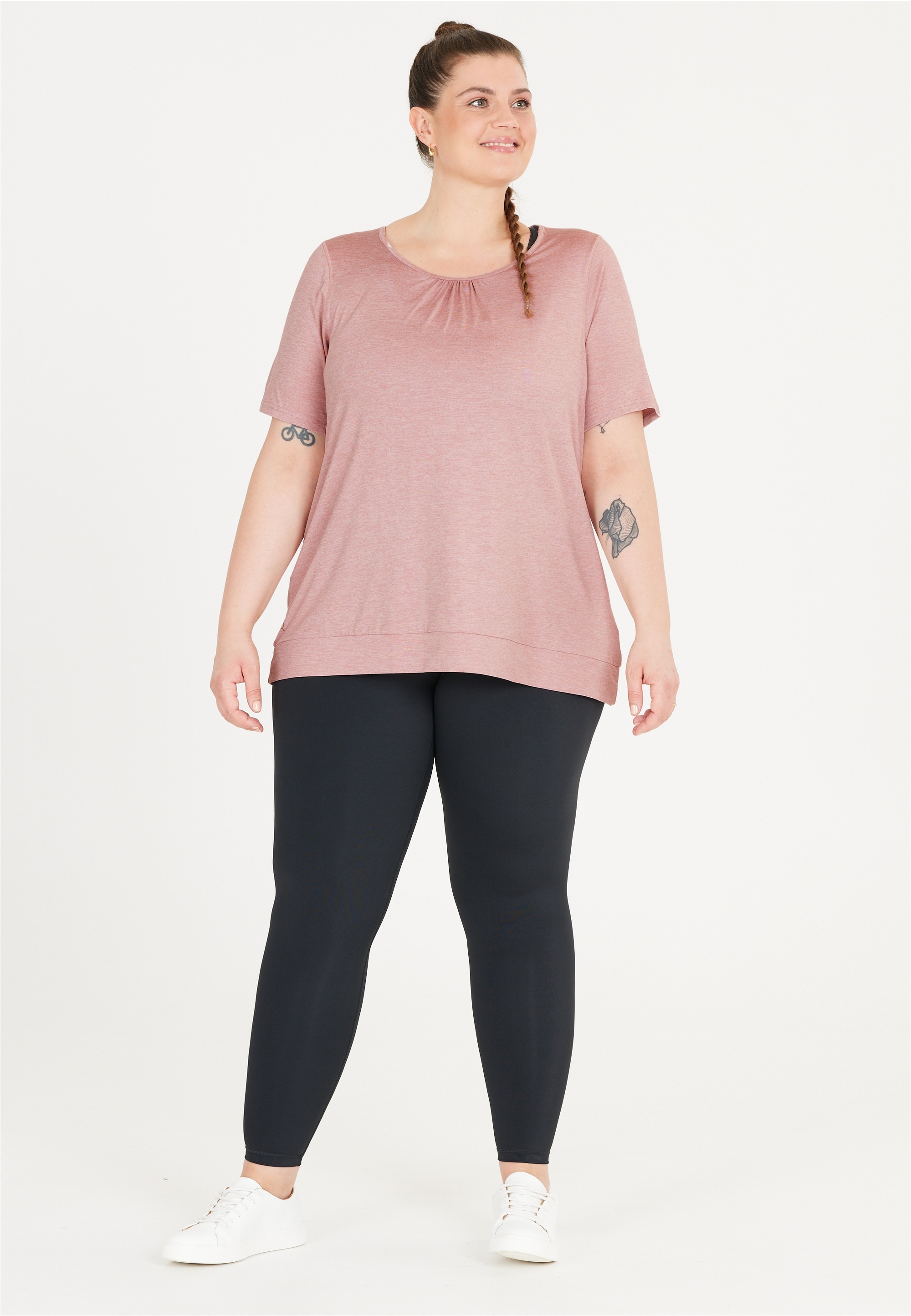 Q by Endurance Funktionsshirt »BREE MELANGE«, (1 tlg.), mit QUICK DRY-Technologie