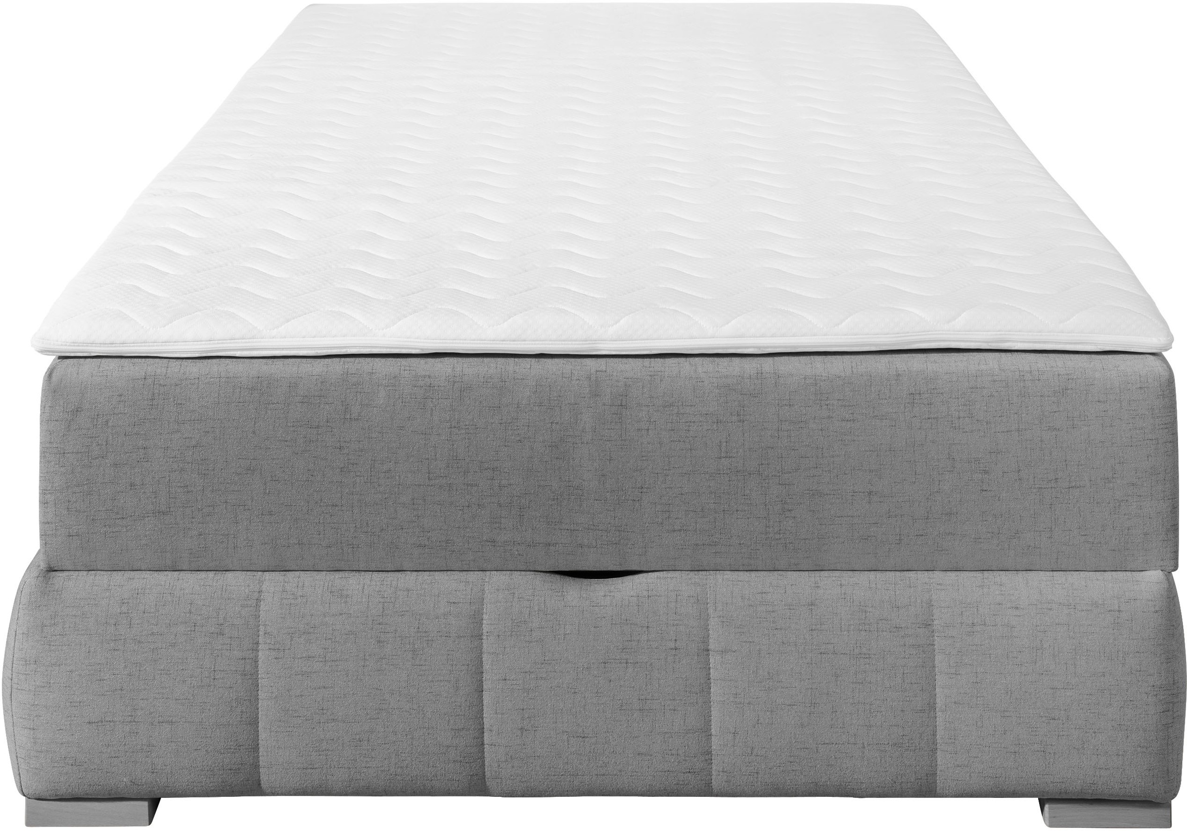 Thumbnail - OTTO home Boxbett "Wehma" ohne Kopfteil, inklusive Topper und Bettkasten