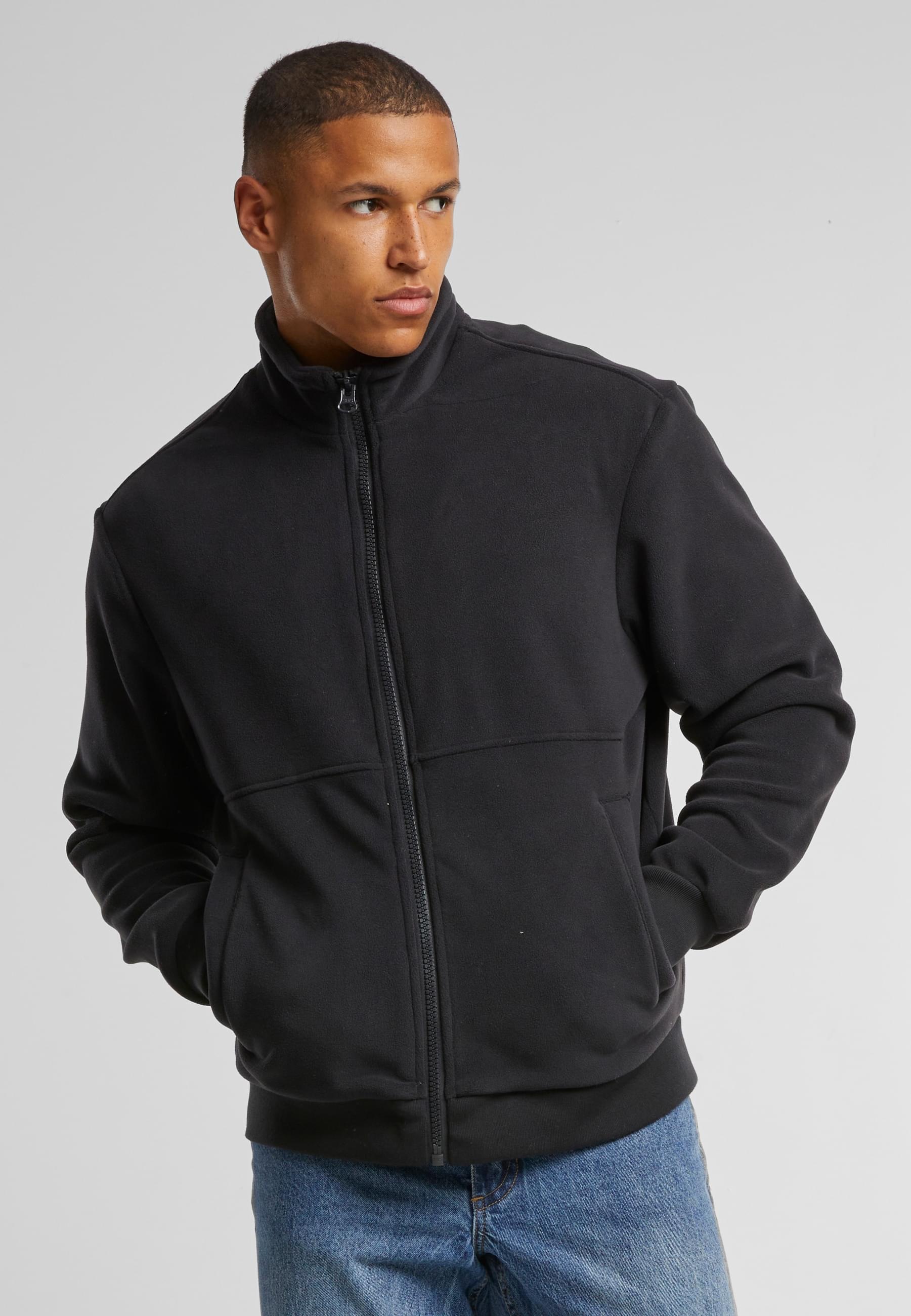 URBAN CLASSICS Allwetterjacke »Urban Classics Colour Block Polar Fleece Jacket«, (1 St.), ohne Kapuze