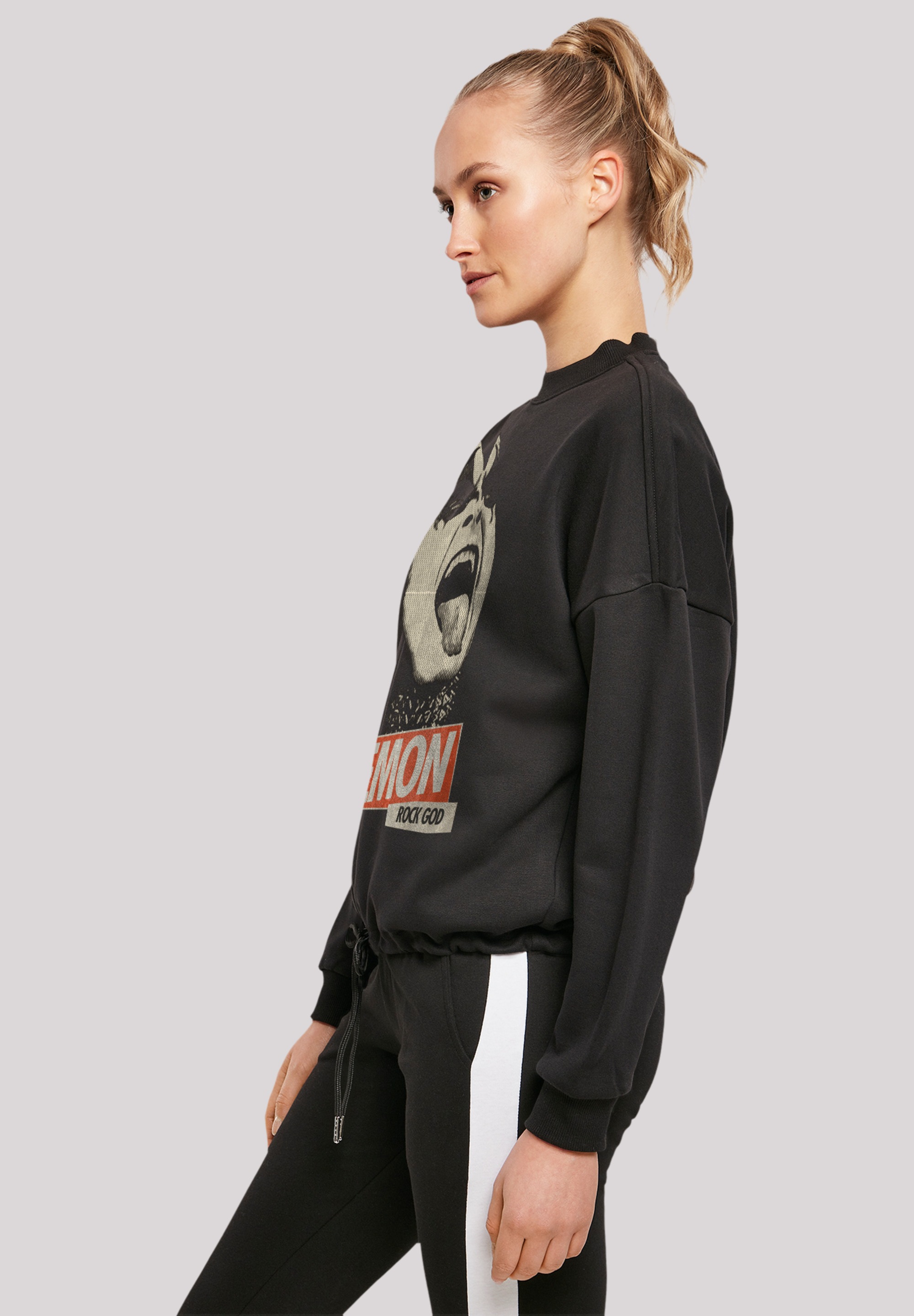 F4NT4STIC Sweatshirt »Kiss Demon Rock«, Premium Qualität