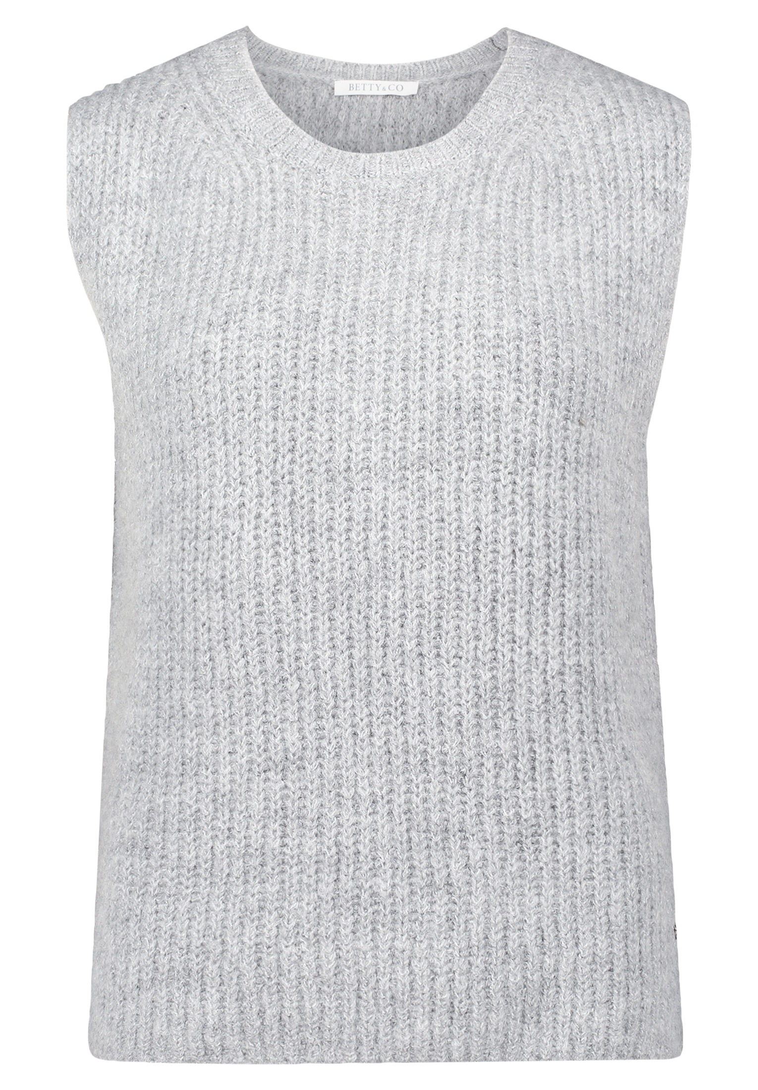 Betty&Co Stricktop "Betty & Co Damen Strickpullover ohne Arm" günstig online kaufen
