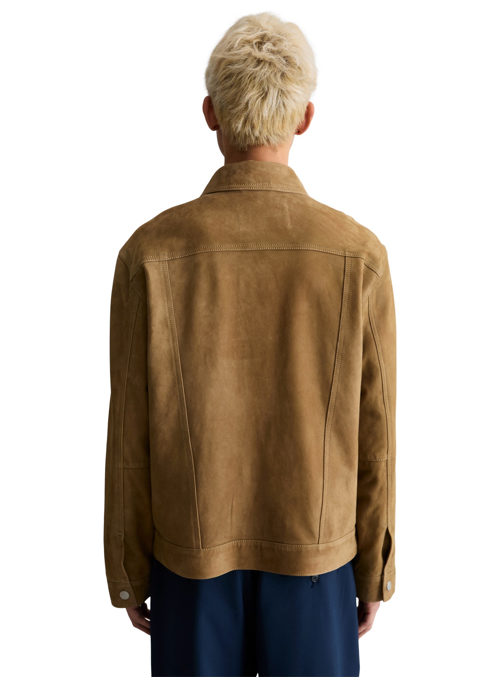 Marc O'Polo Denim Suede Leather Jacket Green XL 2