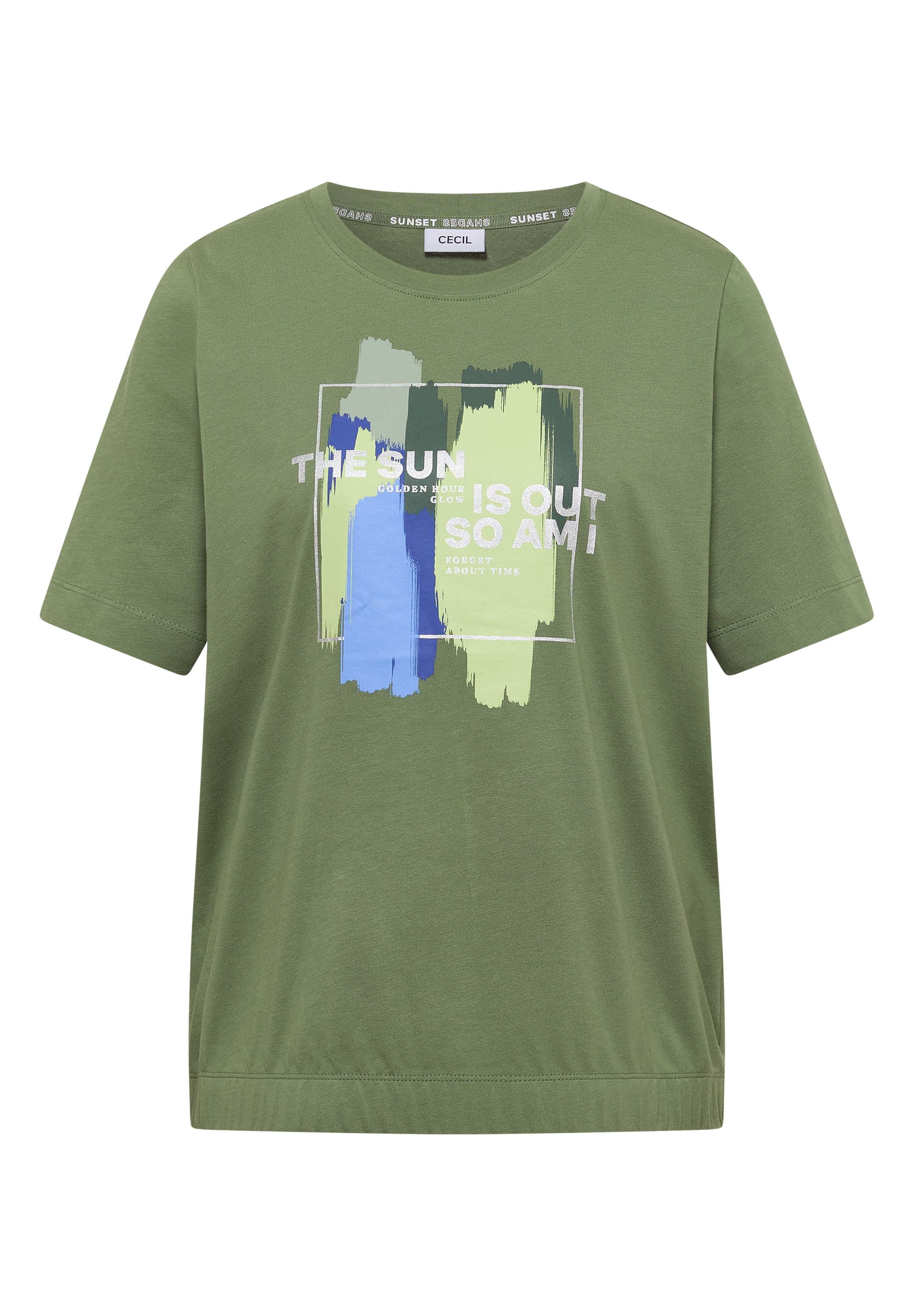Cecil T-Shirt aus reiner Baumwolle