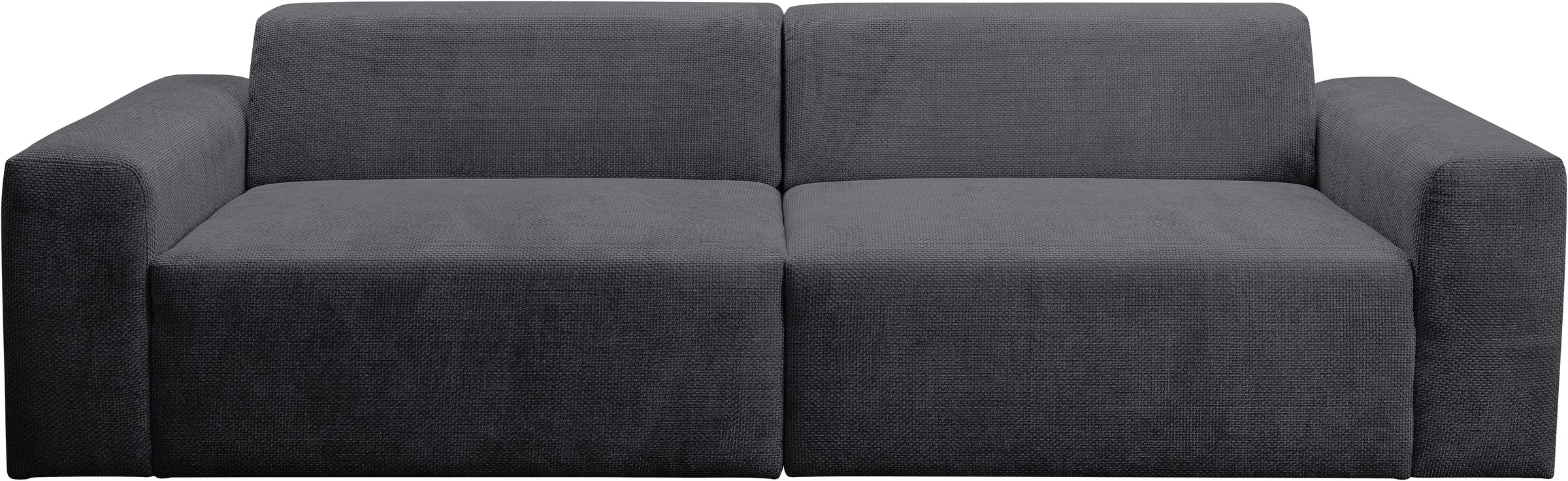 WERK2 Sofa »Zeus 3-Sitzer, Big-Sofa, Breite 256cm, Tiefe 105cm, modern und bequem«, Curvy Trend 3-Sitzer mit urbaner Optik
