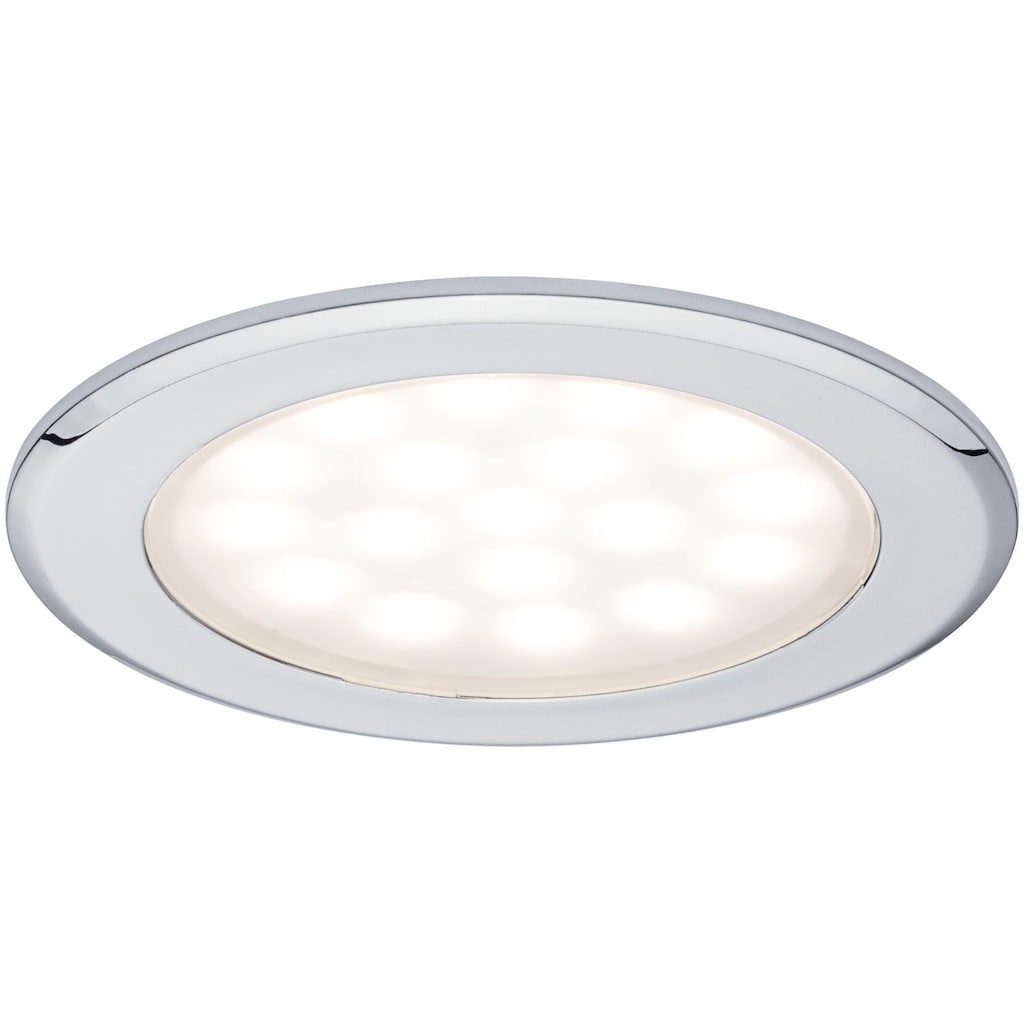 Paulmann LED Möbel-Einbaustrahler, 2er-Set, 2x2,5Watt, LED fest integriert, 