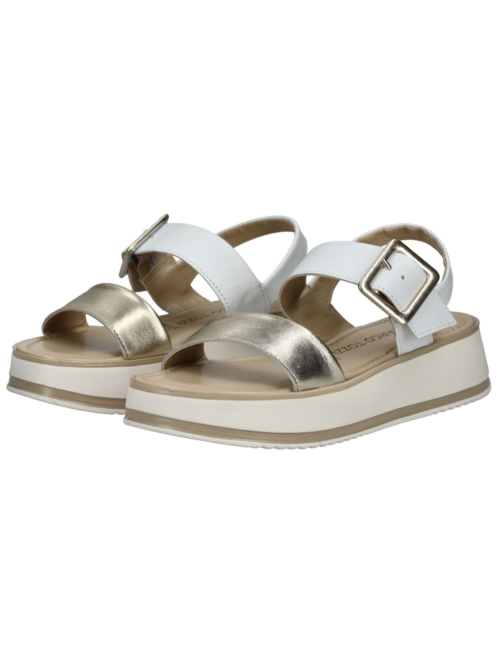 MARCO TOZZI Plateausandaletten »Marco Tozzi Sandalen Leder«