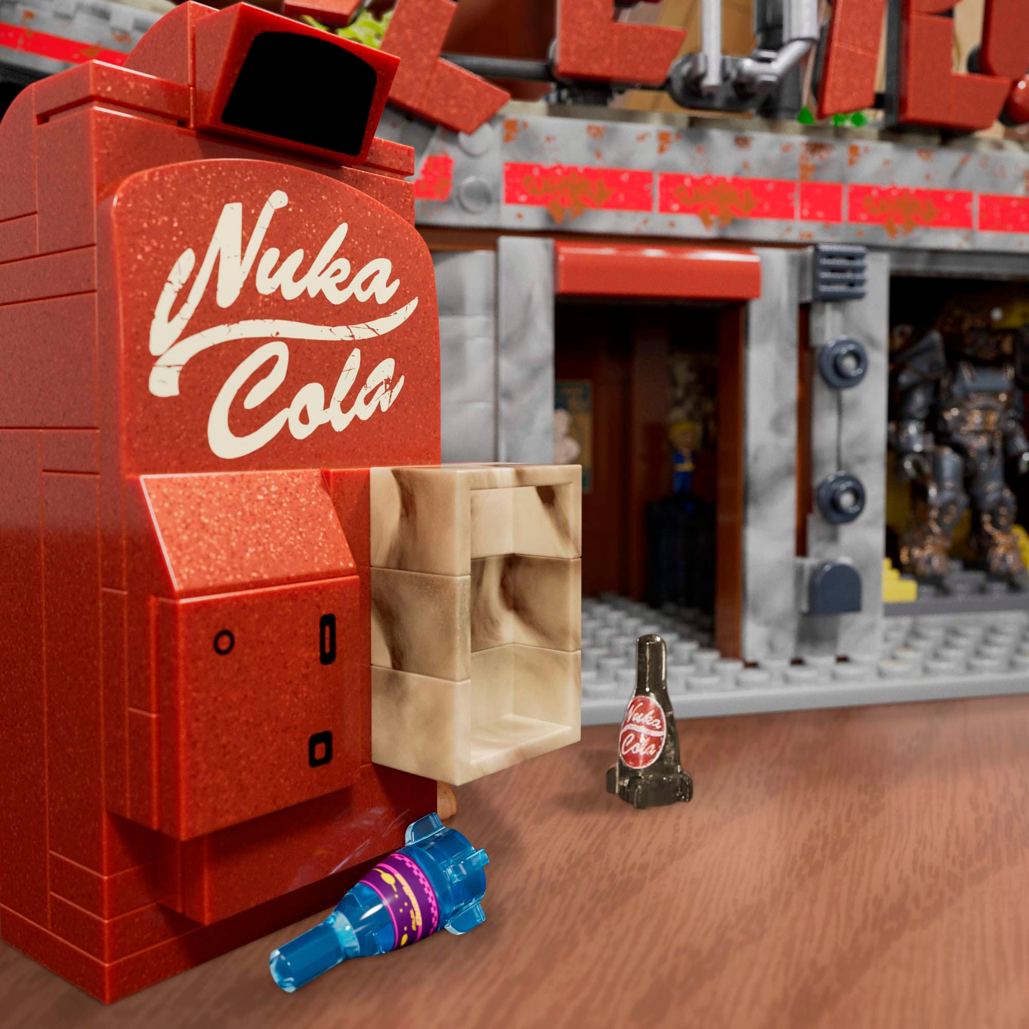 MEGA Konstruktionsspielsteine »MEGA Fallout Red Rocket Bauspielzeug-Set mit 2 Actionfiguren«, Bausatz