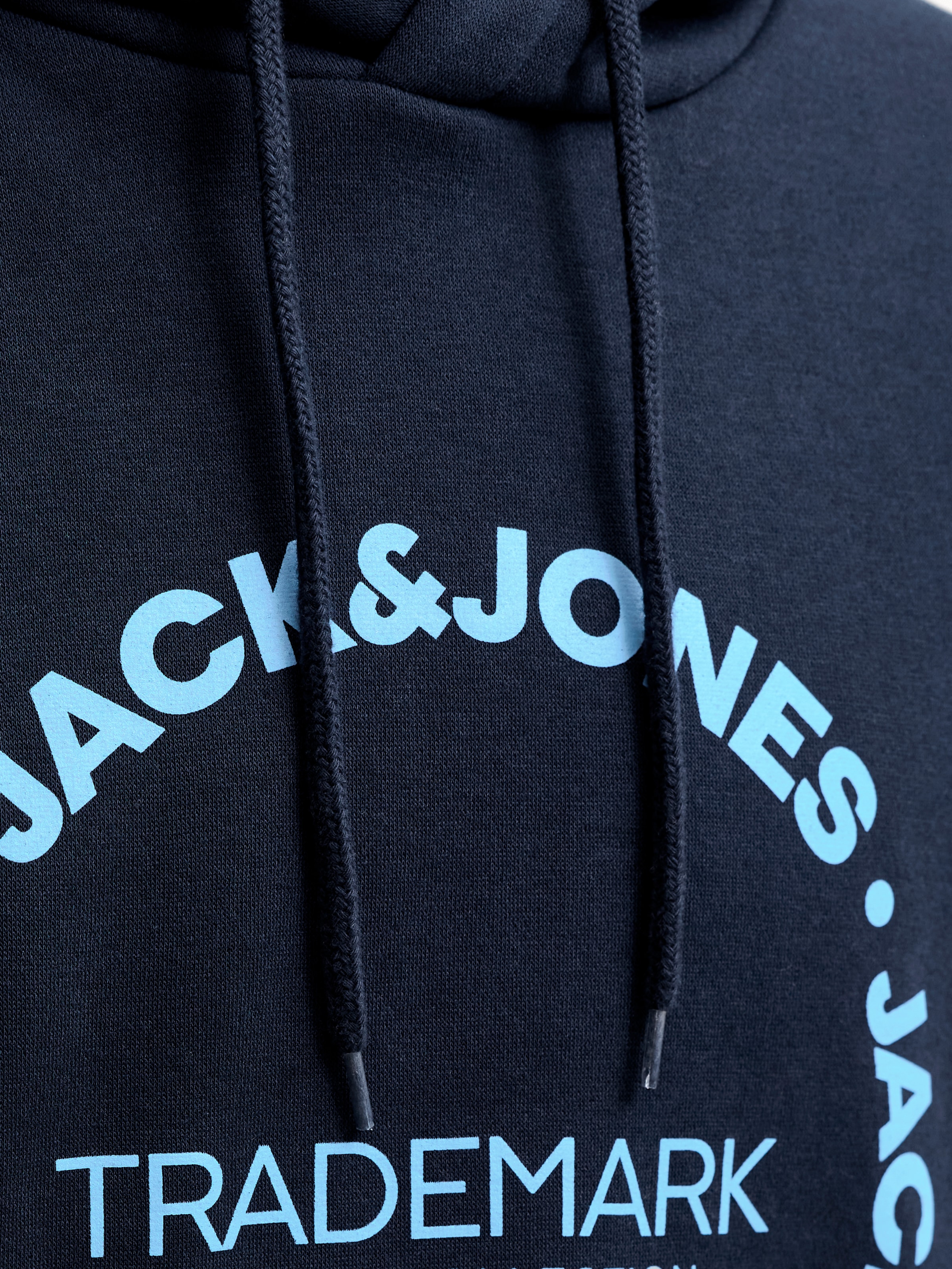 Jack & Jones Kapuzensweatshirt »JJBENSON SWEAT HOOD«, Materialmix, regular fit
