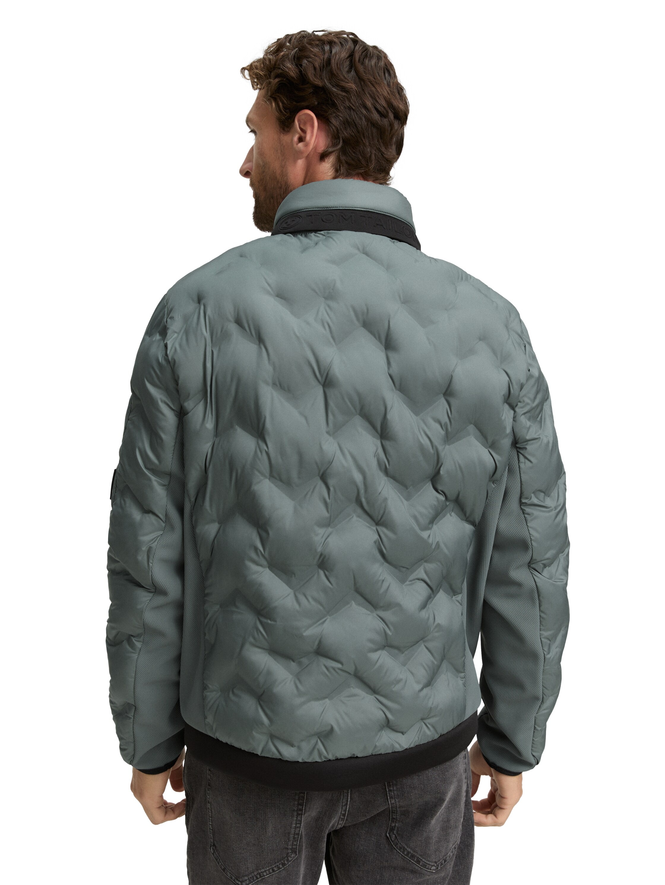 TOM TAILOR Hybridjacke ohne Kapuze mit Taschen und Stehkragen günstig online kaufen