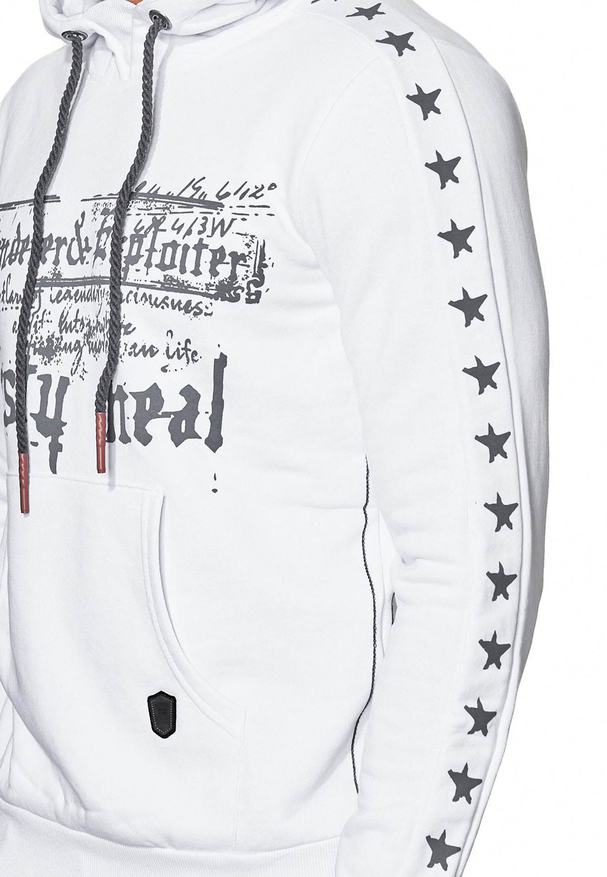 Rusty Neal Kapuzensweatshirt, mit plakativem Frontprint