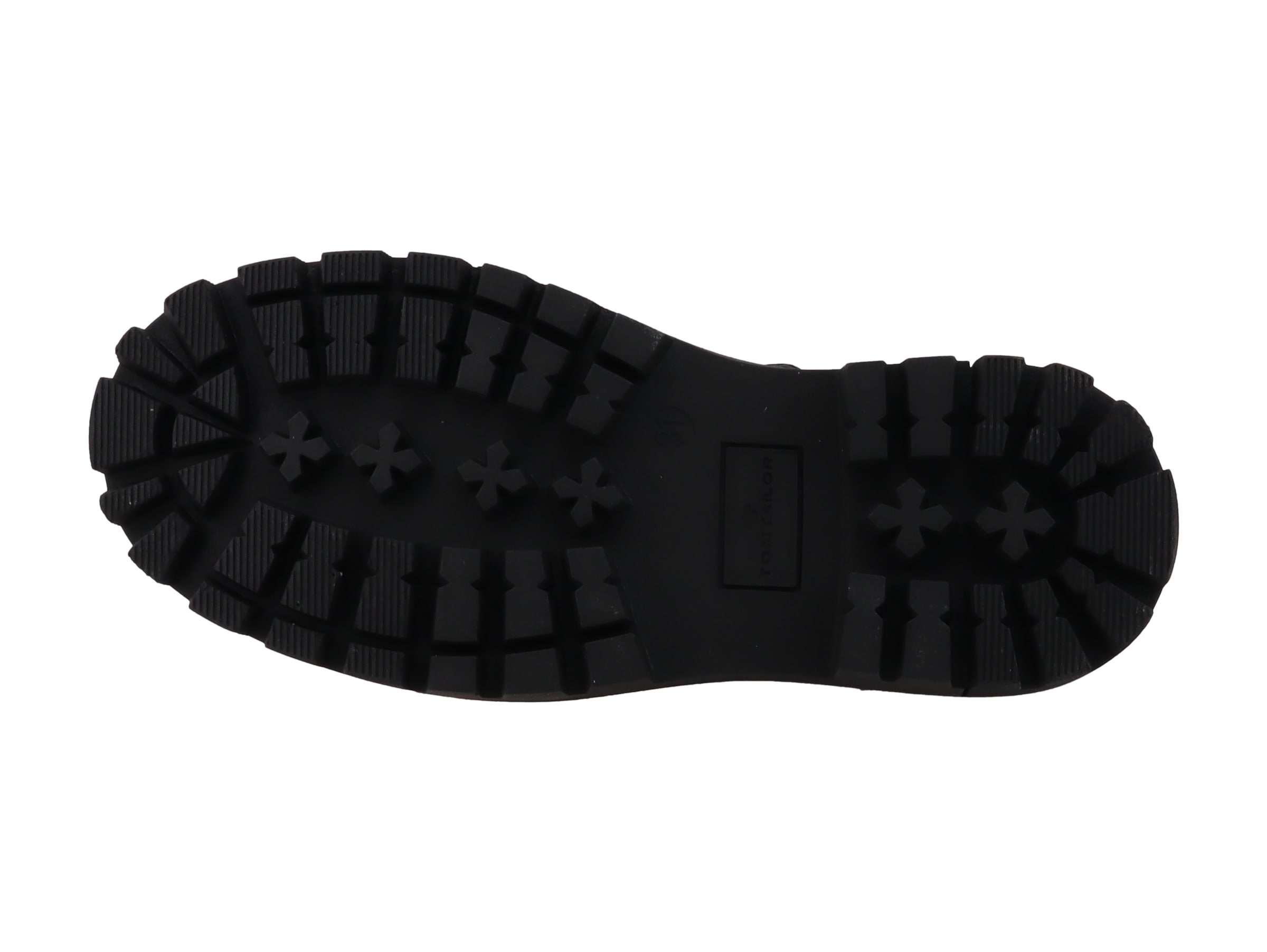 TOM TAILOR Chelseaboots  Blockabsatz, Stiefelette mit logobedruckten Anziehlaschen