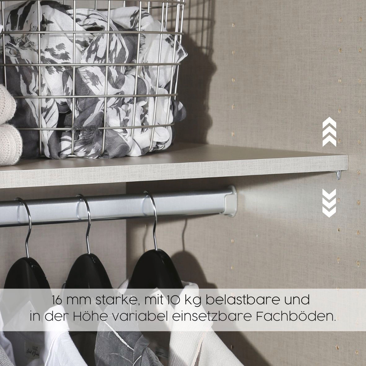 rauch Schwebetürenschrank »Kleiderschrank Schrank OTTO´S CHOICE Garderobe AGORDO«, (in zwei Griff-Farben), Top Innenausstattung, in 4 Breiten und 2 Höhen MADE IN GERMANY