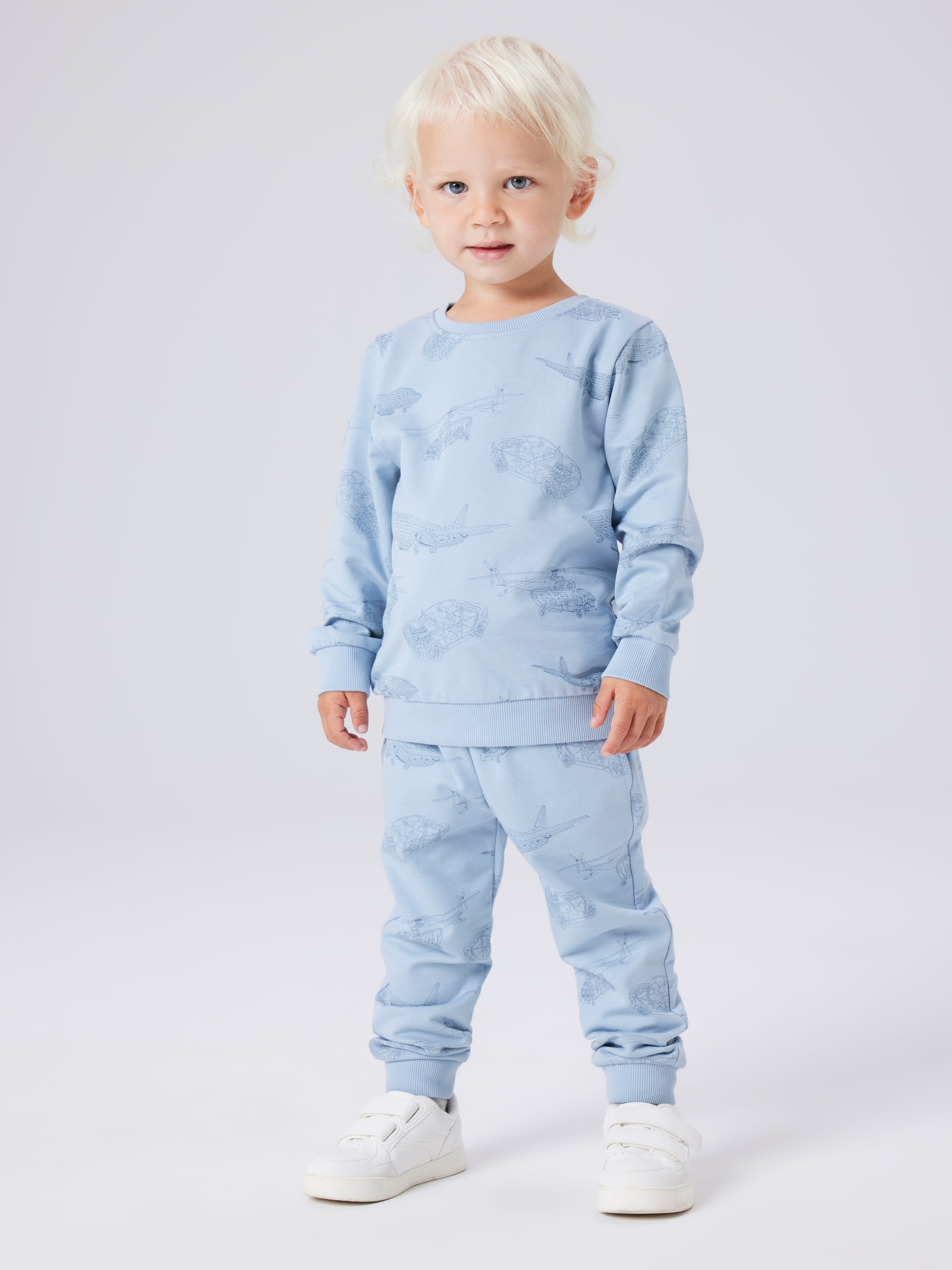 Name It Sweatpants »NMMVARON für Jungen mit Tunnelzug und Markenlabel«  bedruckt, casual, normal, Baumwolle, ohne Kragen