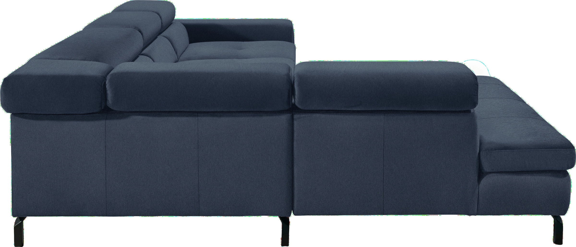 GALLERY M branded by Musterring Ecksofa »Felicia Due L-Form«, Wahlweise mit Sitzvorzug, inkl. Kopfteilverstellung, Sitzhöhe 43 cm