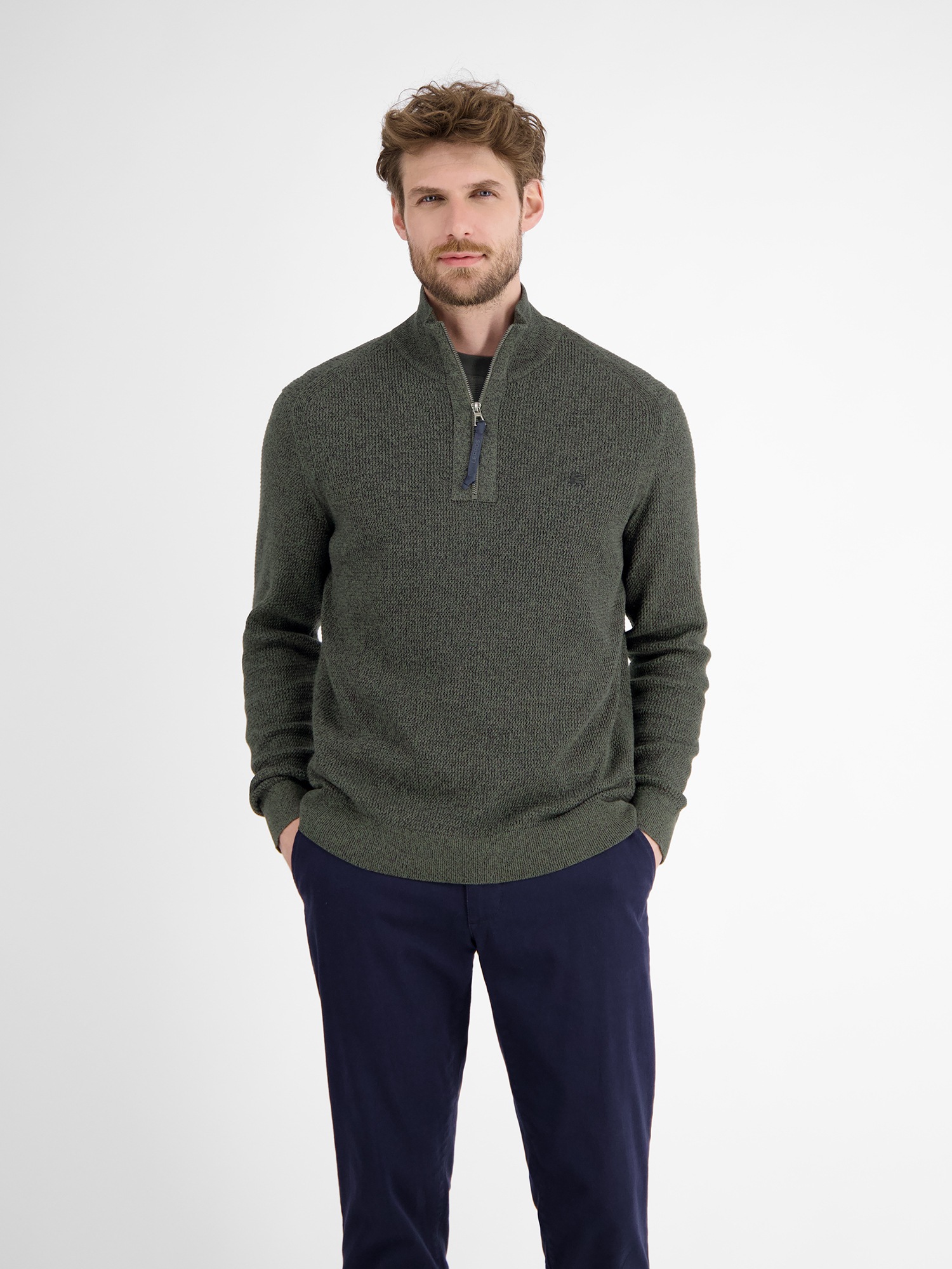 LERROS Troyer "LERROS Herren Stricktroyer in Melange-Optik" günstig online kaufen