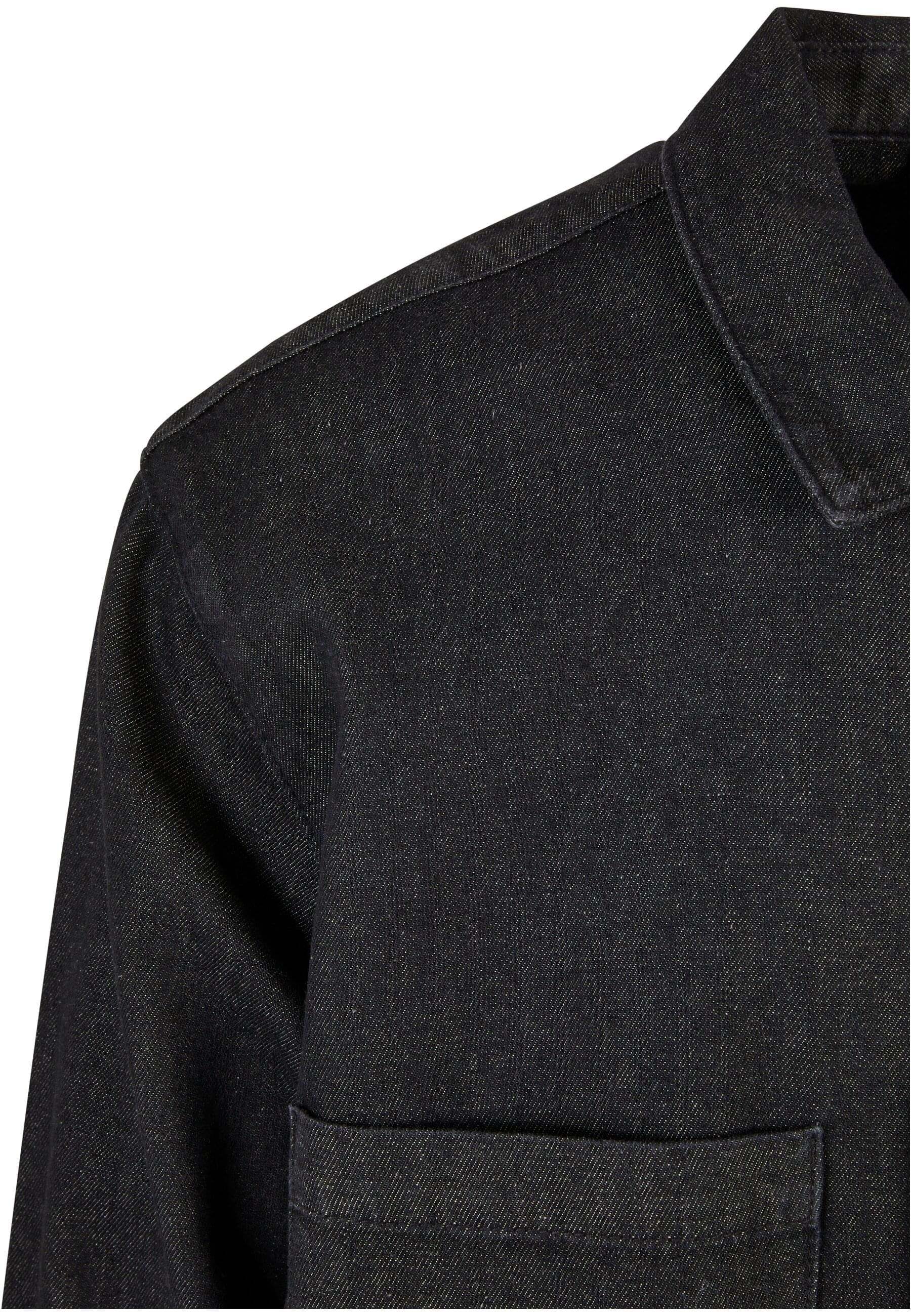 URBAN CLASSICS Langarmhemd »Urban Classics Herren Oversized Denim Pocket Shirt«, (1 tlg.)