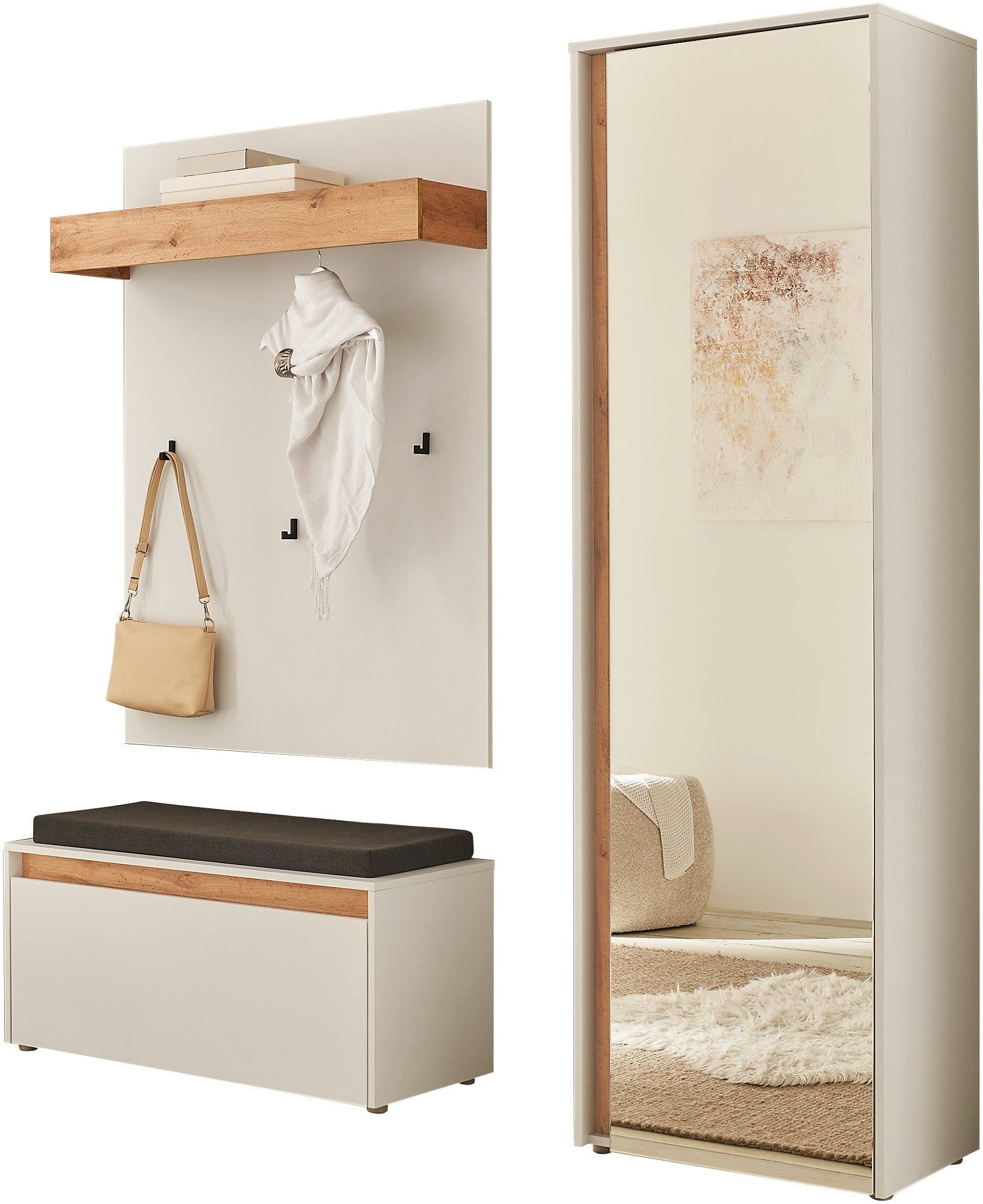 INOSIGN Garderoben-Set "GIRON/CiTY, moderne Garderobe, Komplettset mit viel günstig online kaufen