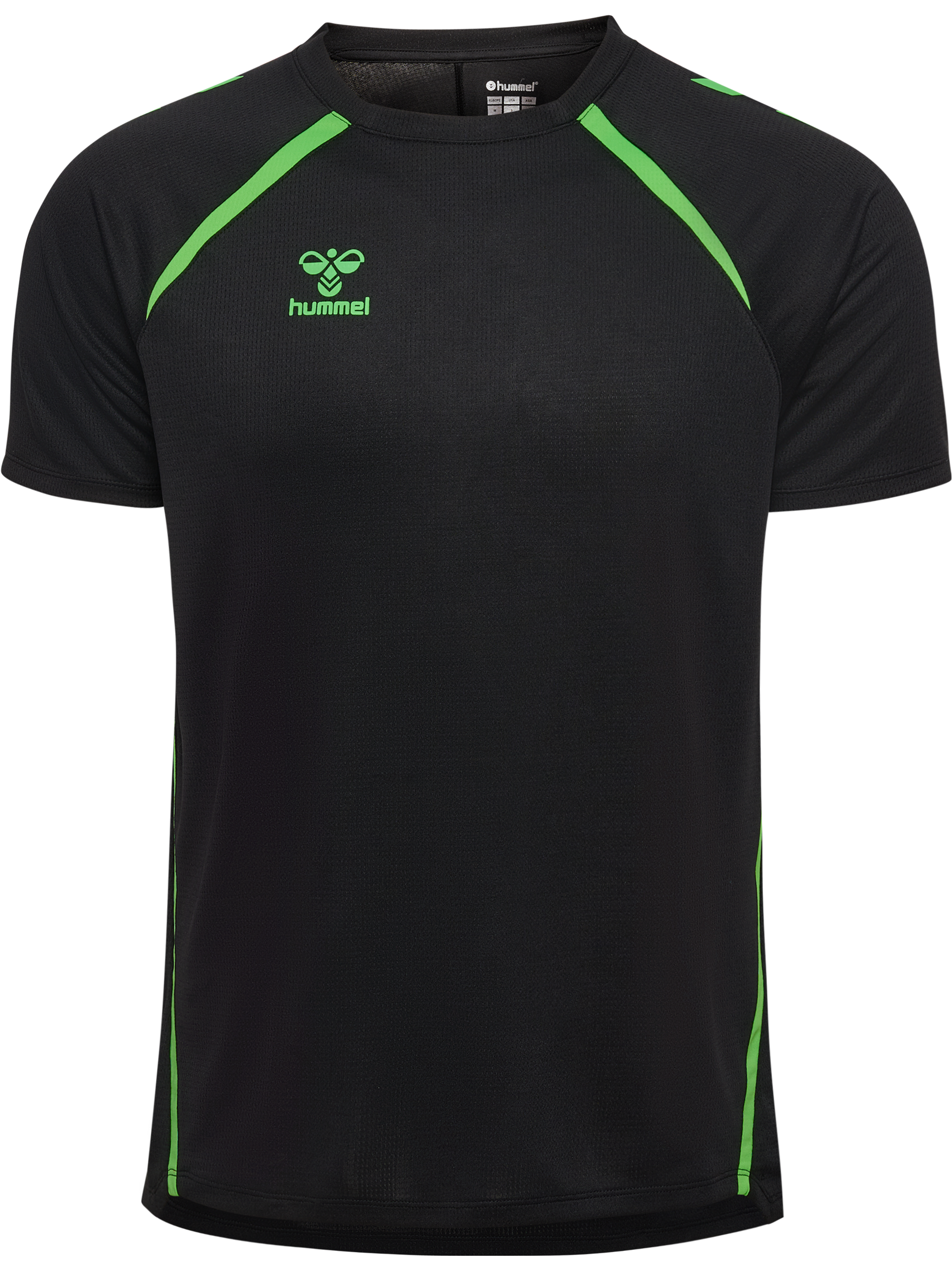 hummel Trainingsshirt "HMLLEAD 2.0 JERSEY S/S" mit Chevrons auf den Schultern, atmungsaktiv, schnelltrocknend