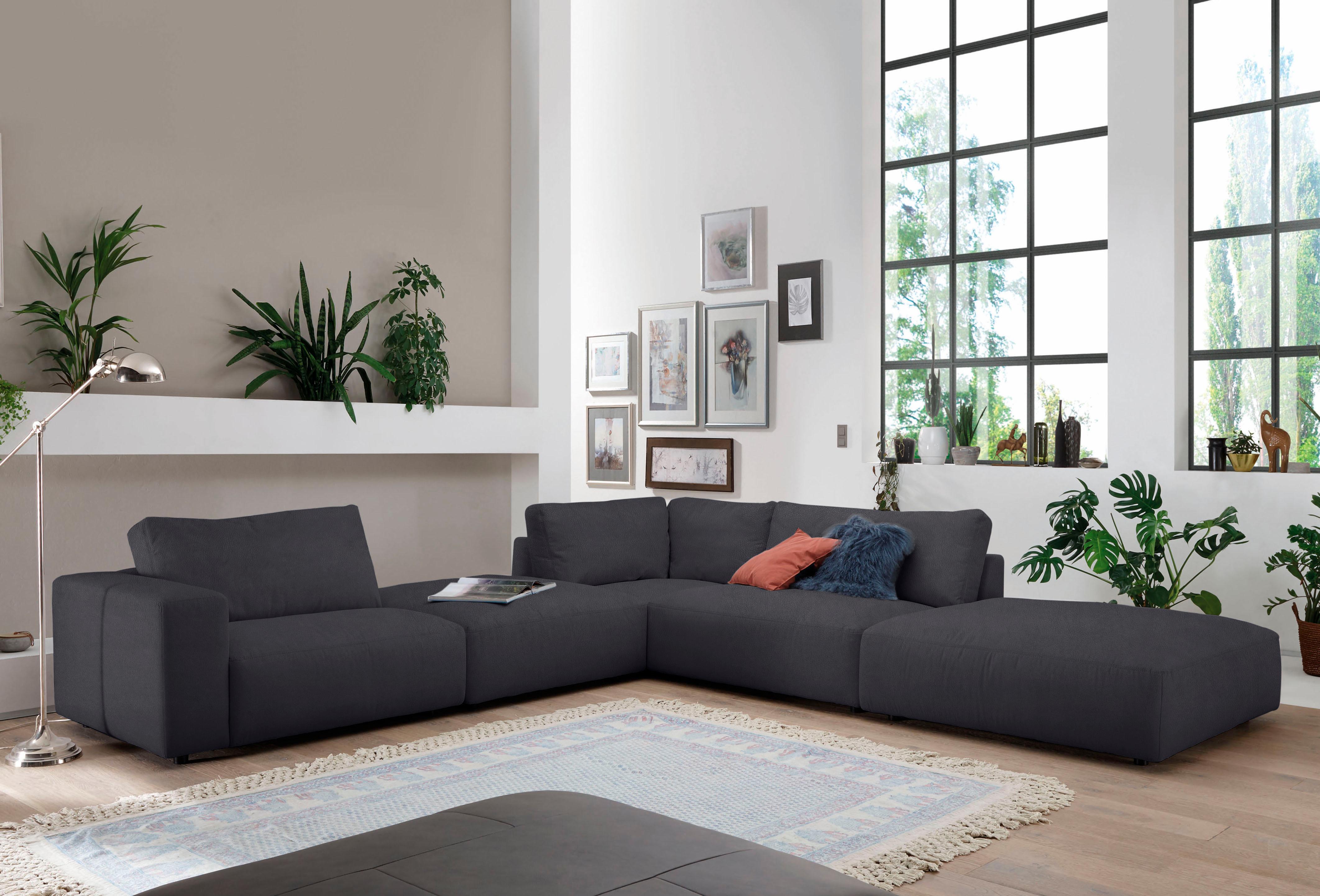 Musterring Ecksofa "LUCIA L-Form" in vielen Qualitäten und 4 verschieden Nähten