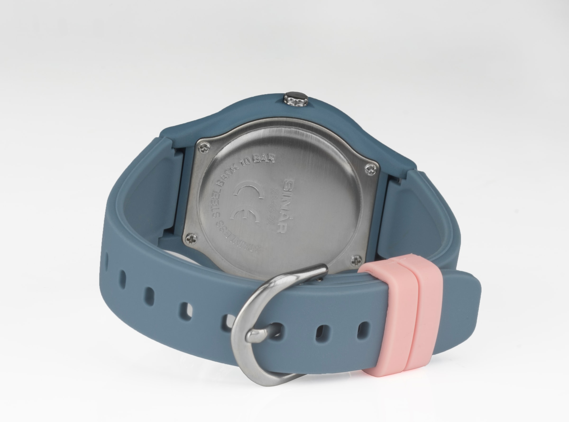 SINAR Quarzuhr, Armbanduhr, Damenuhr,Jugendliche, Silikonarmband, bis 10 bar wasserd.