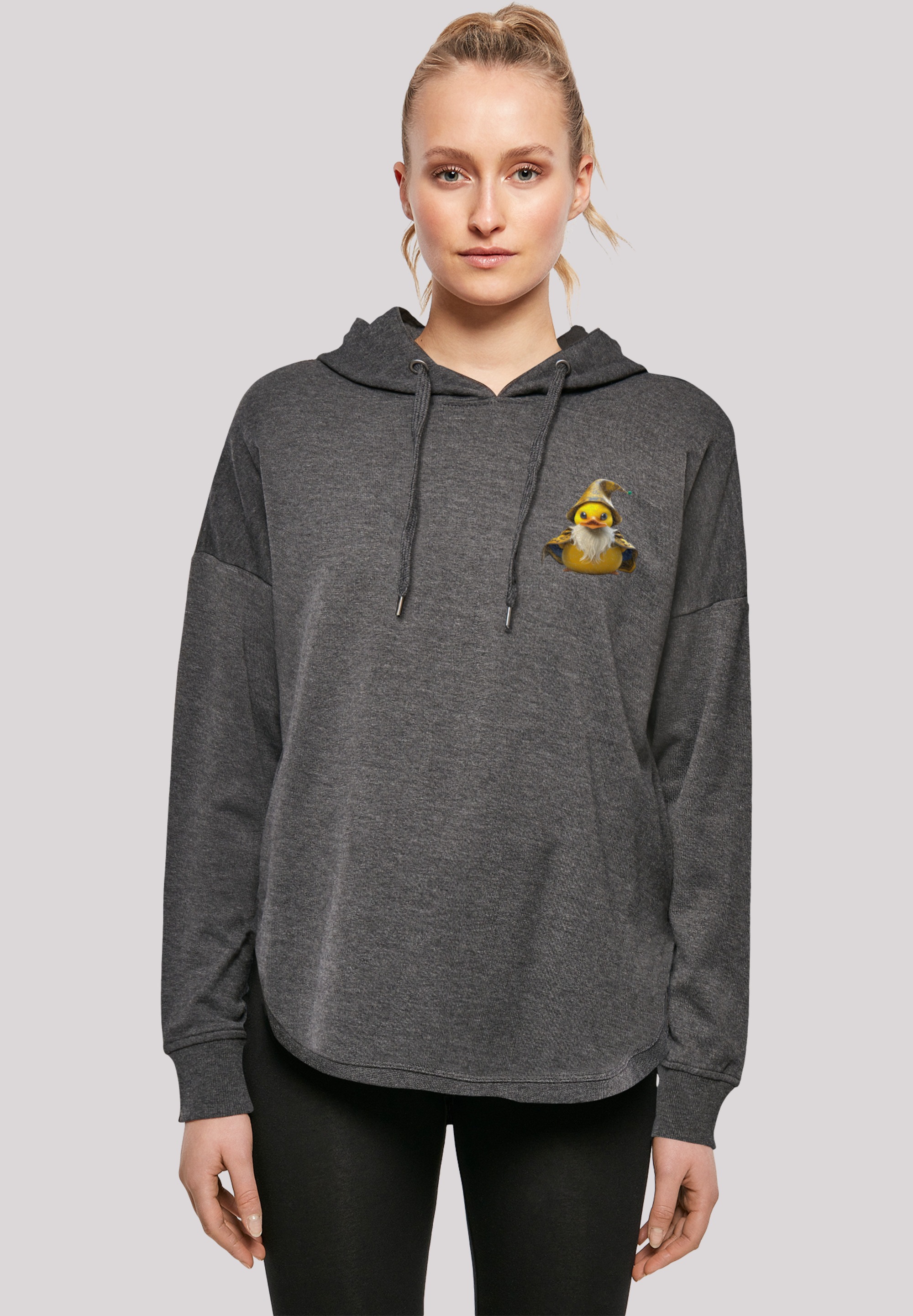 F4NT4STIC Kapuzenpullover "Rubber Duck Wizard OVERSIZE HOODIE", Print