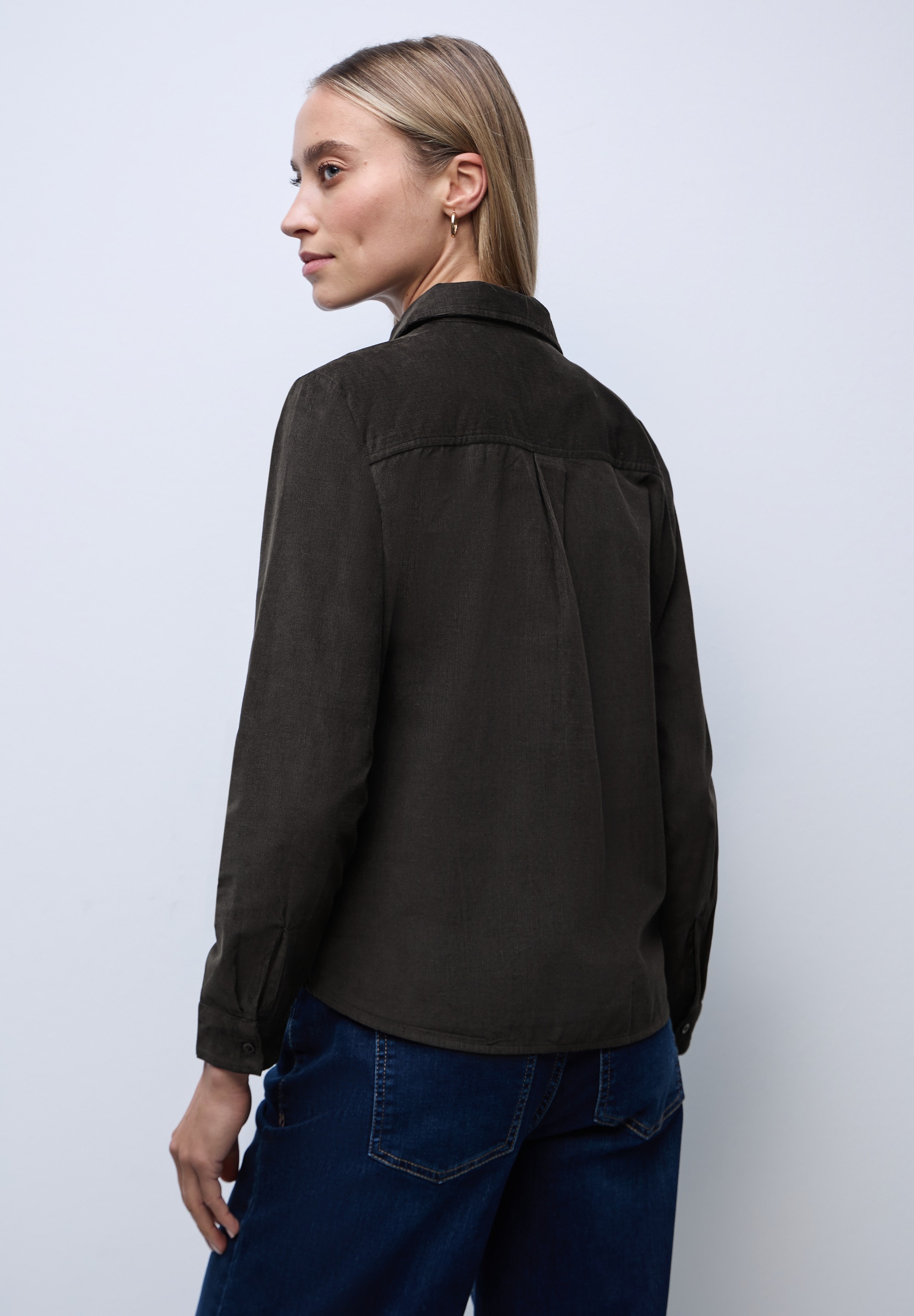 STREET ONE Langarmbluse mit Tapedetails im Leo-Look günstig online kaufen