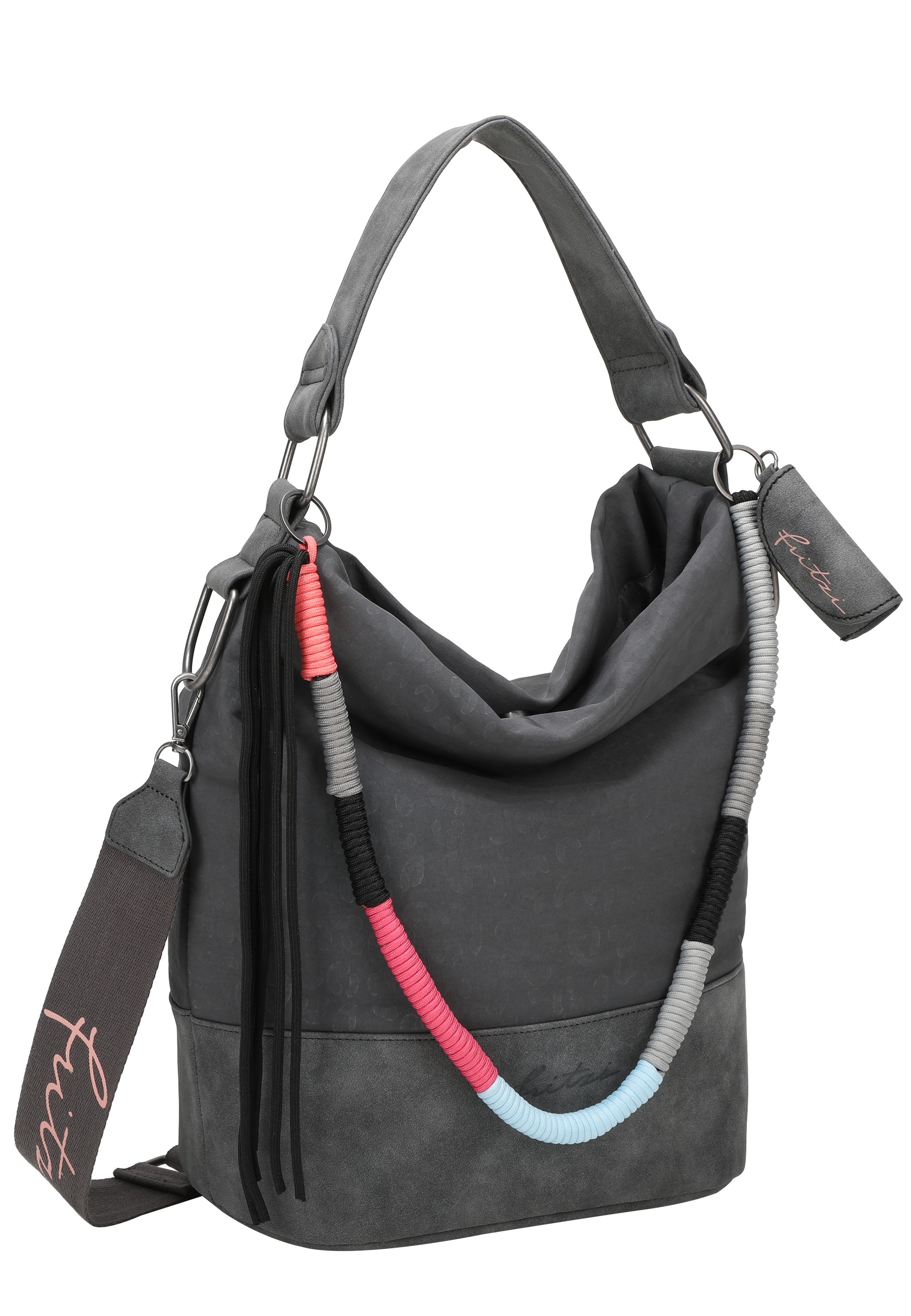 Fritzi aus Preußen Schultertasche »Olga Limited Leo Rainbow«, mit abnehmbarem Brillenetui