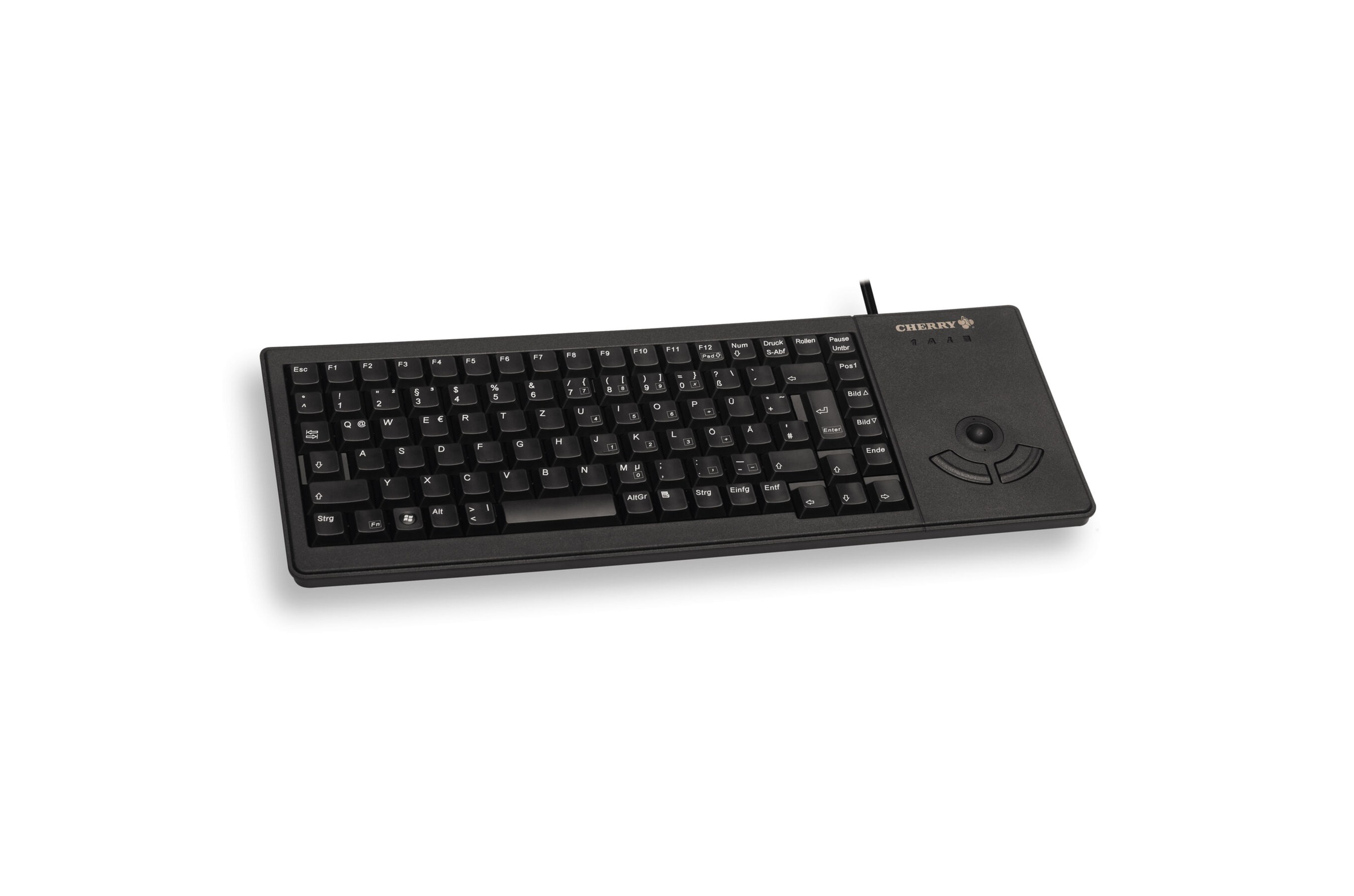 Cherry Tastatur »G84-5400 TRACKBALL Kabelgebundene Tastatur, USB, Schwarz«